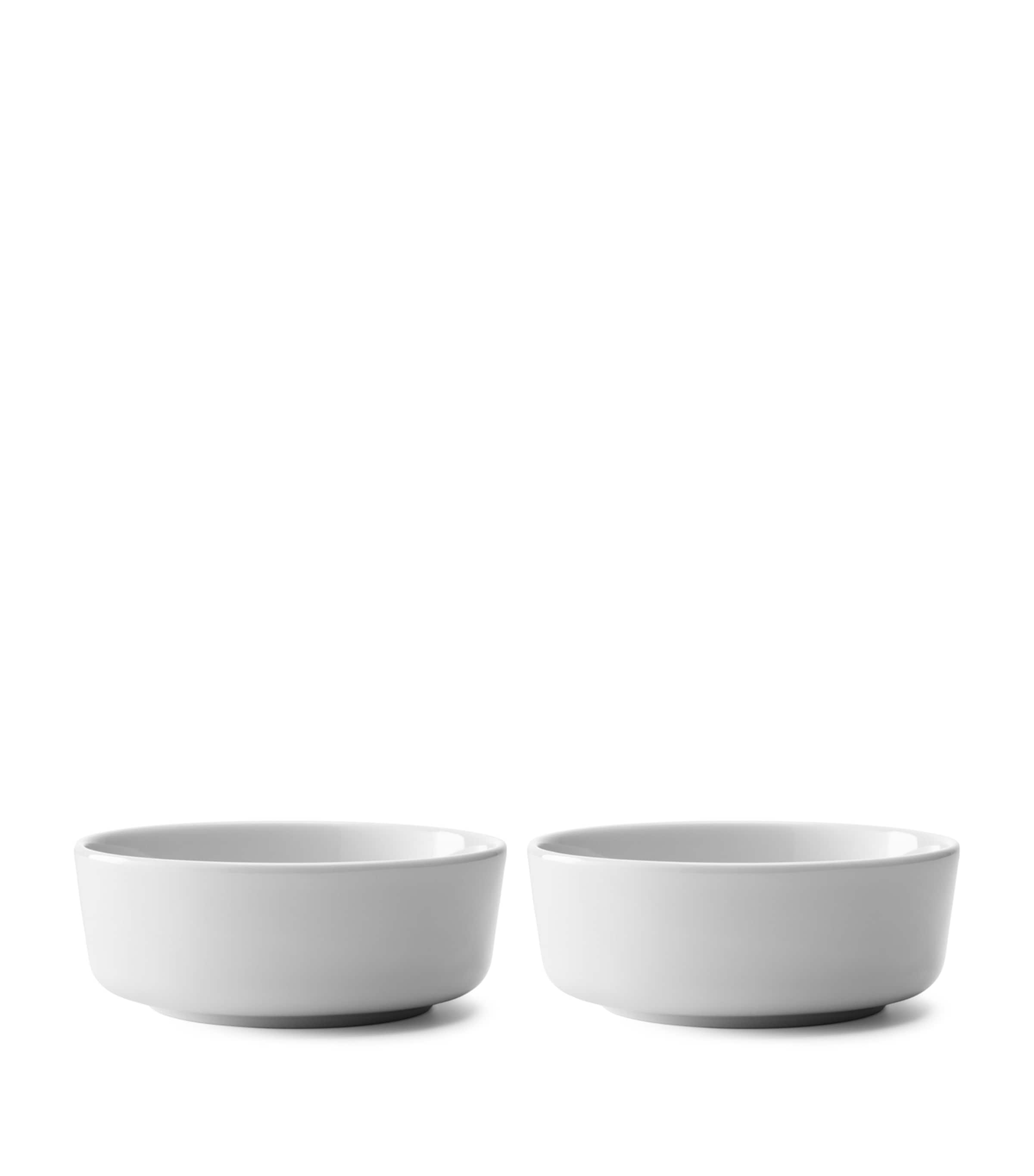 Set of 2 Porcelain Collective Cereal/Soup Bowls (15cm) WHITE Image 5