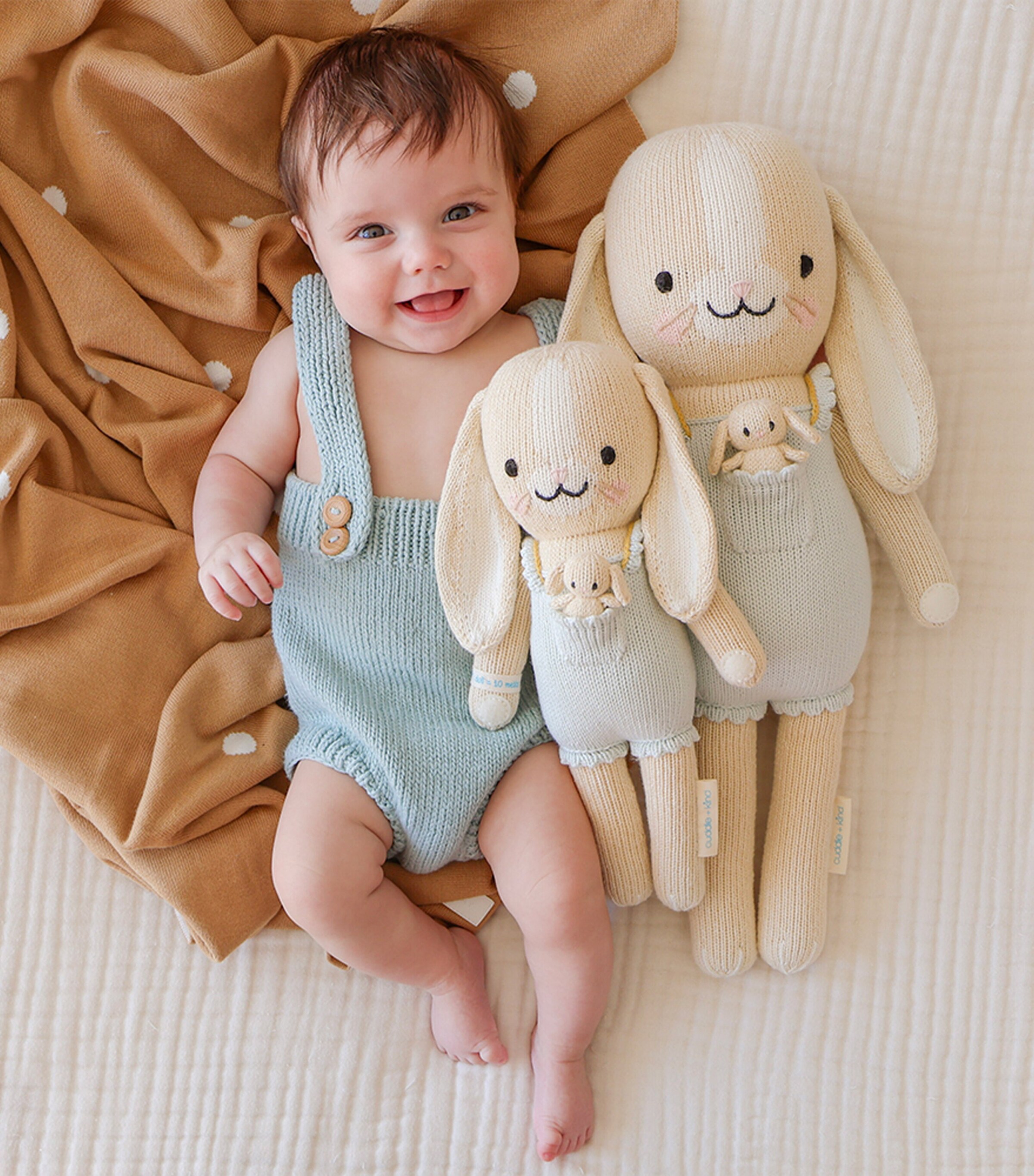 Cuddle + Kind Cotton Briar the Bunny (33cm) Image 4
