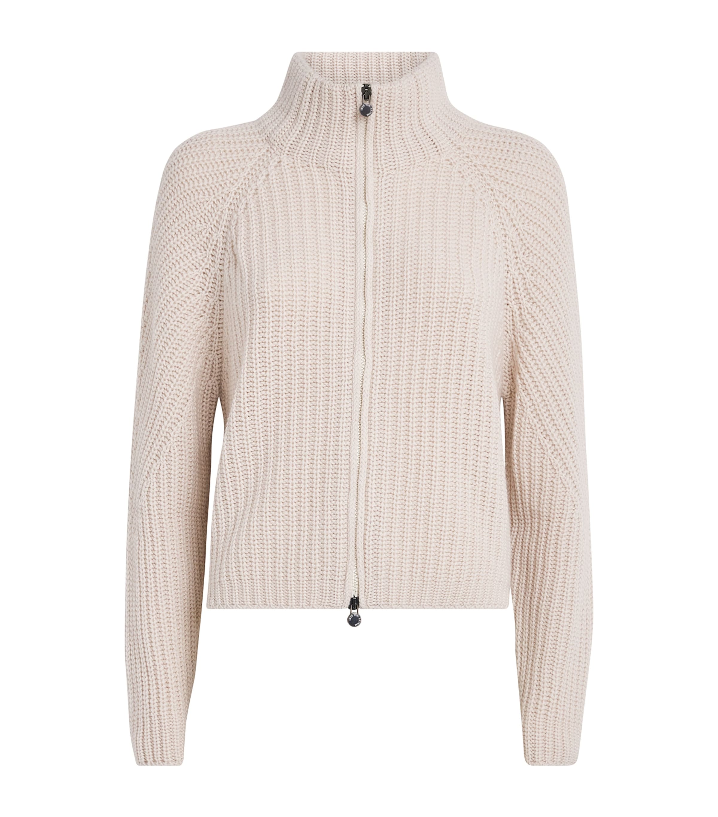 Iris Von Arnim Cashmere Ribbed Grandosa Sweater In Neutral