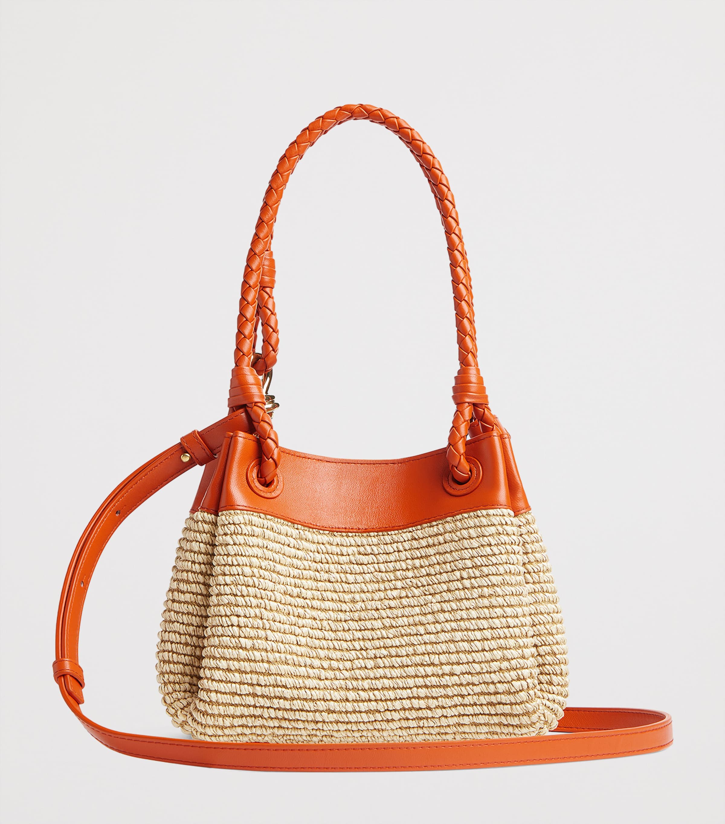 Small Raffia Parachute Shoulder Bag 9254 Image 4
