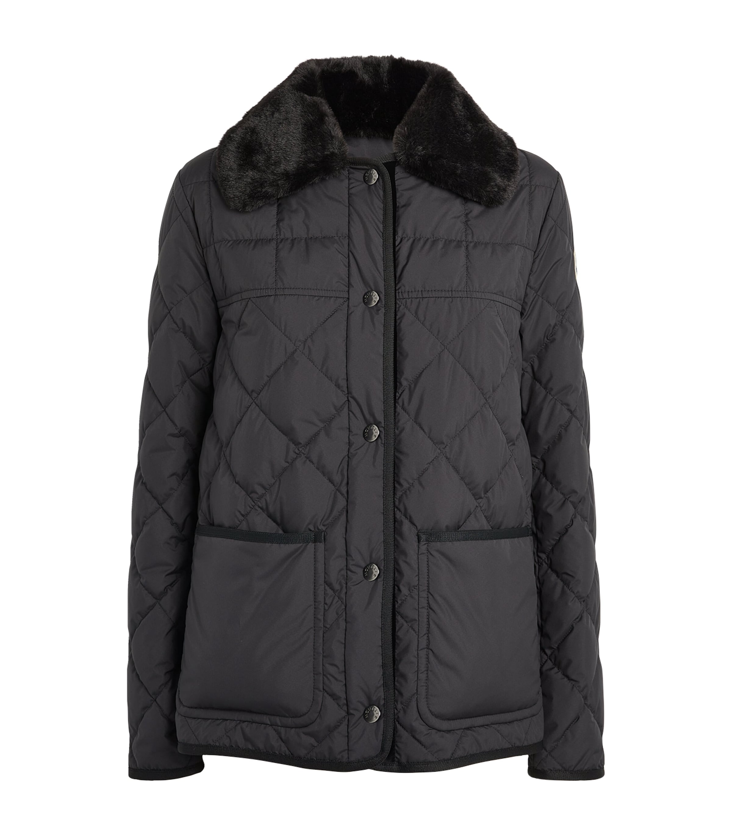 Moncler Cygne Down Jacket In Black