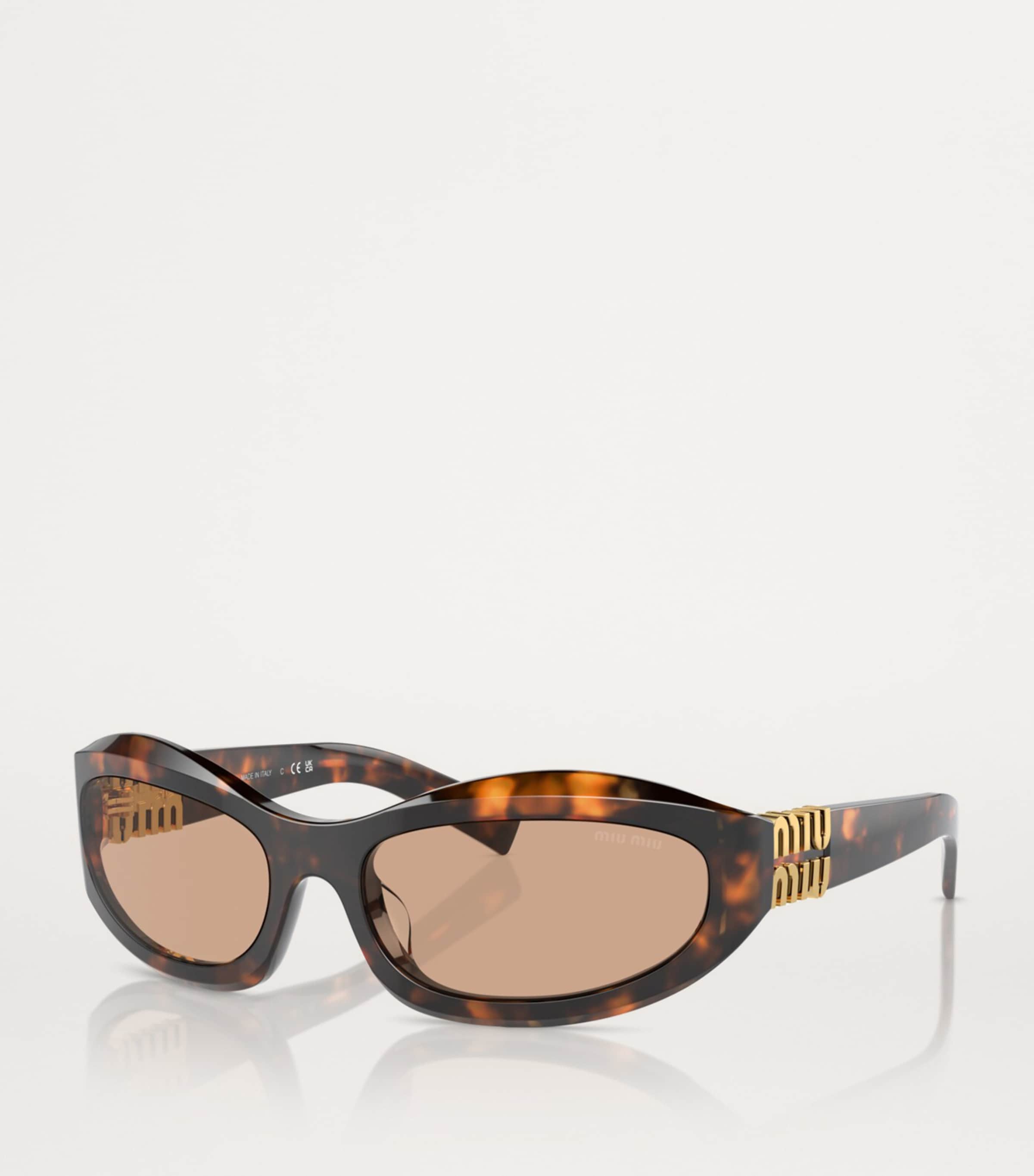 Acetate Cat Eye MU14ZS Sunglasses 14L90H Image 2