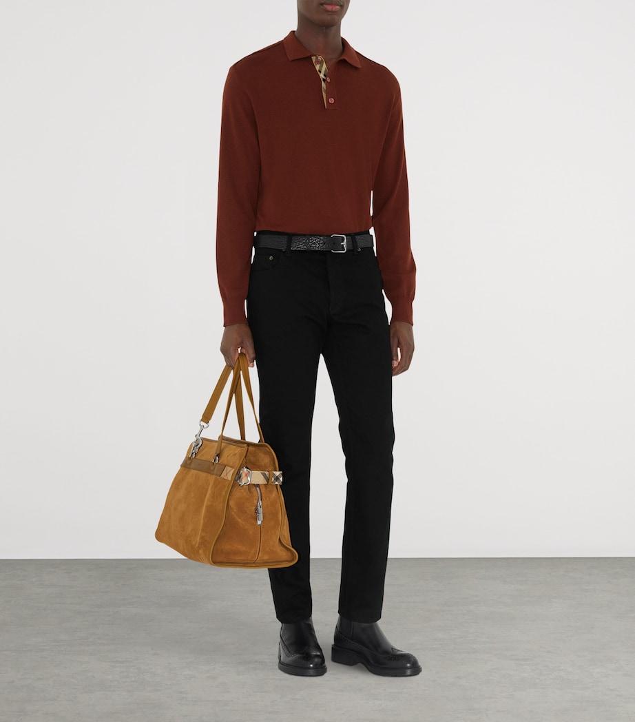 Slim Logo-Patch Jeans BLACK Image 3