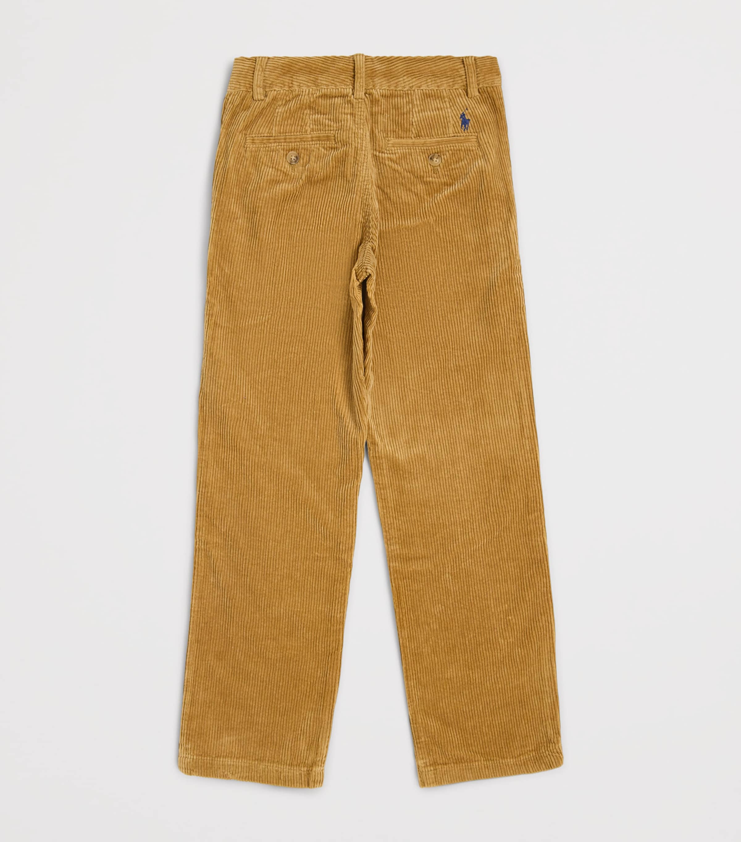 Ralph Lauren Kids Cotton Corduroy Bedford Straight Trousers (8-16 Years) Khaki Image 2