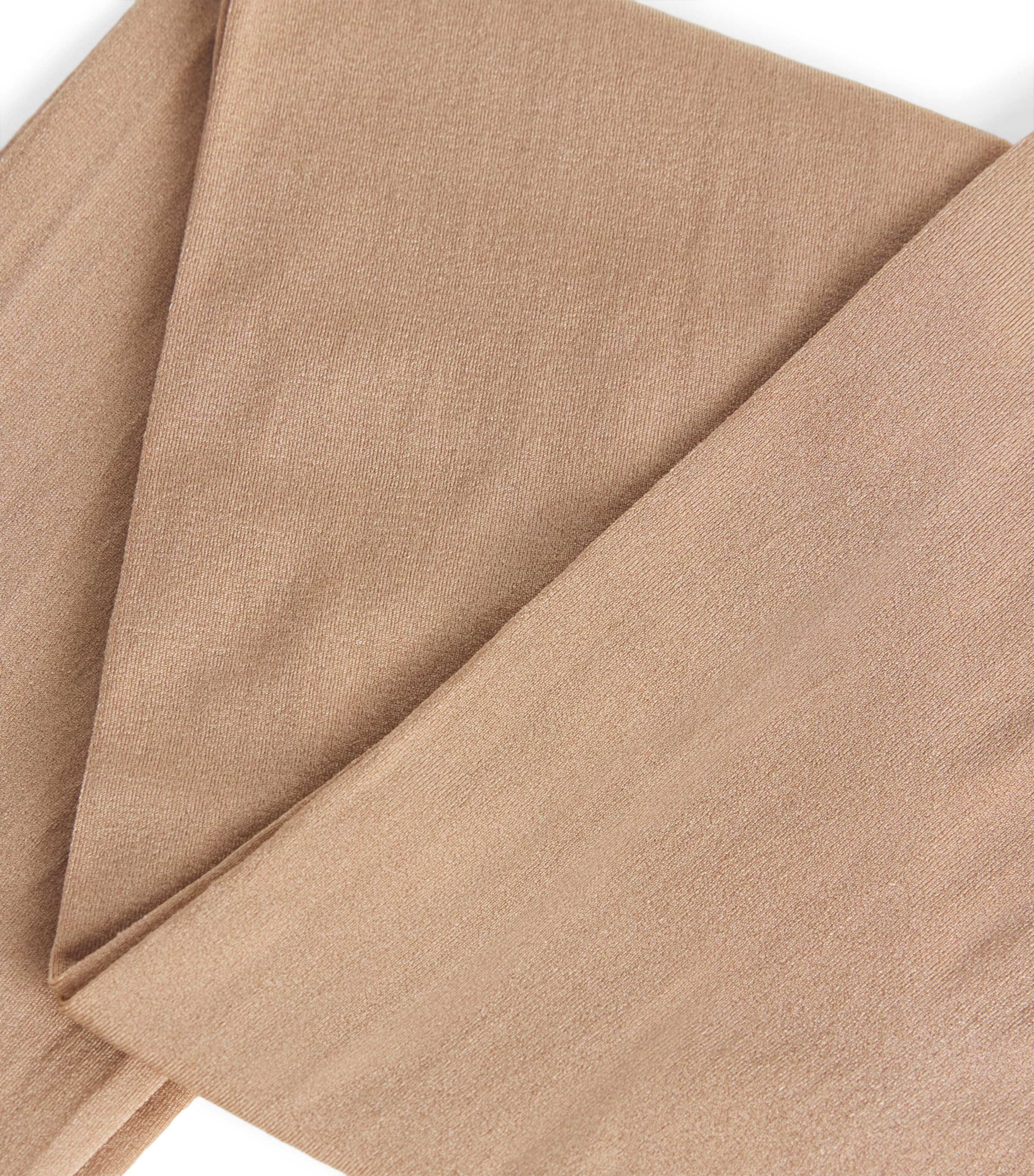 Wolford Womens Pure Shimmer 40 Concealer Tights Cosmetic Image 3