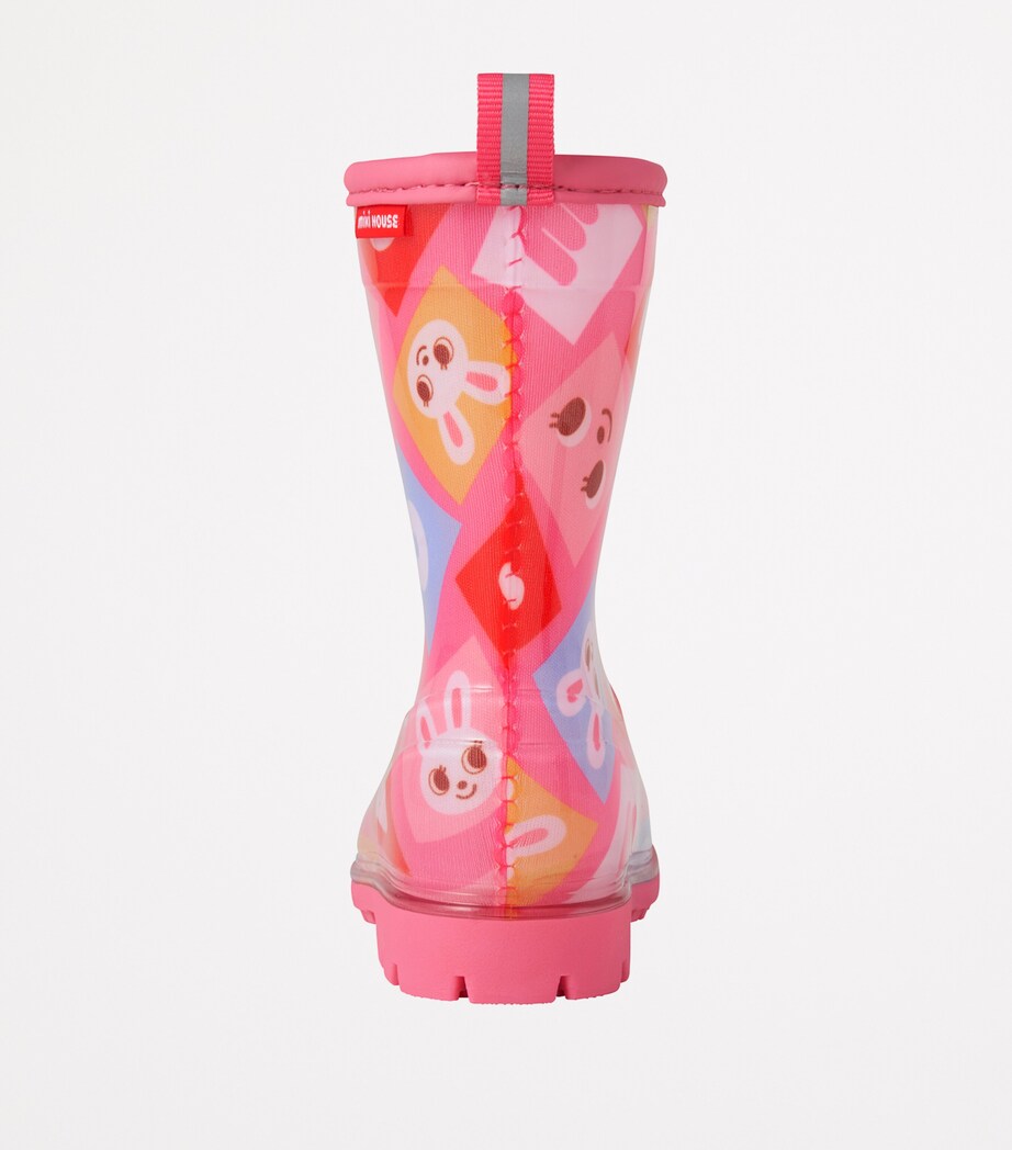 Rabbit Print Rain Boots 8 Image 6
