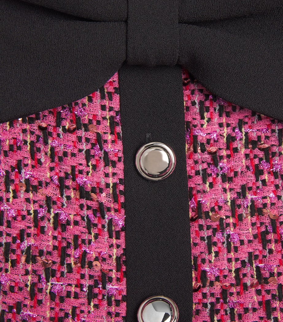 Tweed Embellished Crop Top 1917 PINK-MULTI Image 5