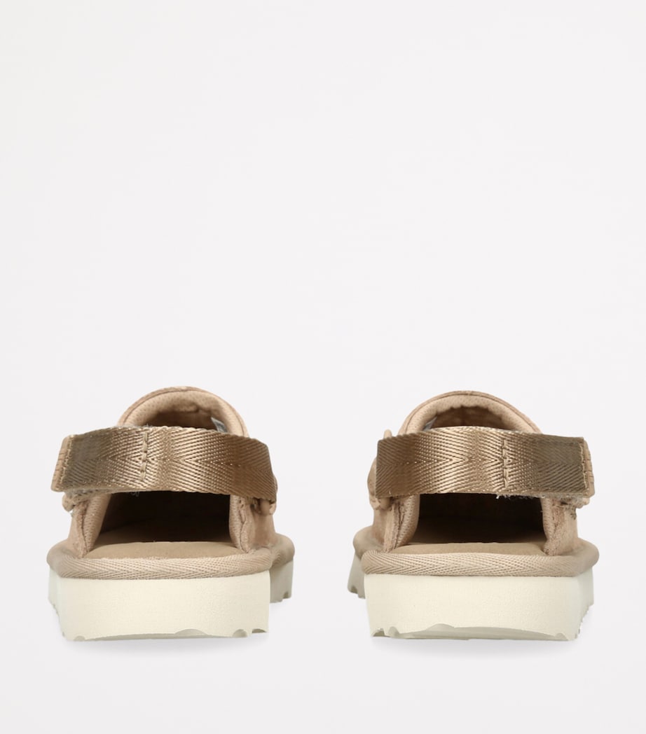 Suede Goldenglow Clogs TAN Image 2