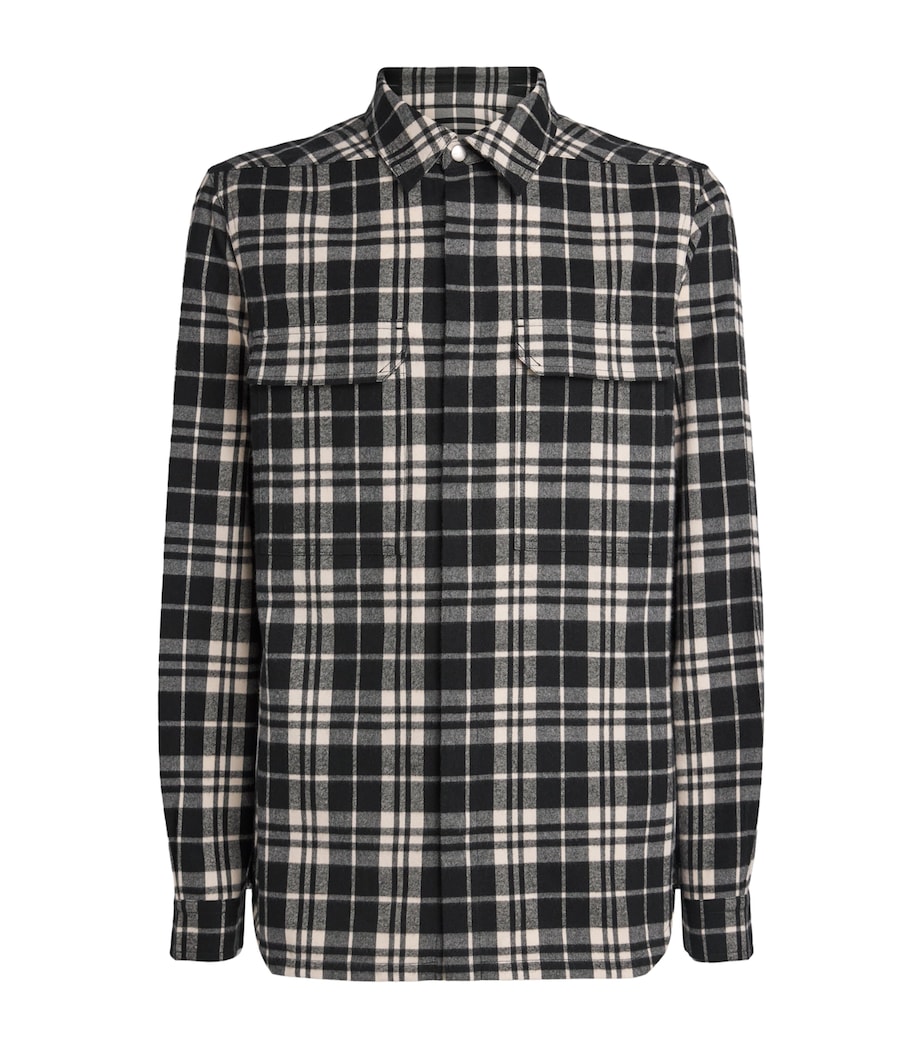 Cotton Check Overshirt BLACK PLAID/ 09P Image 1