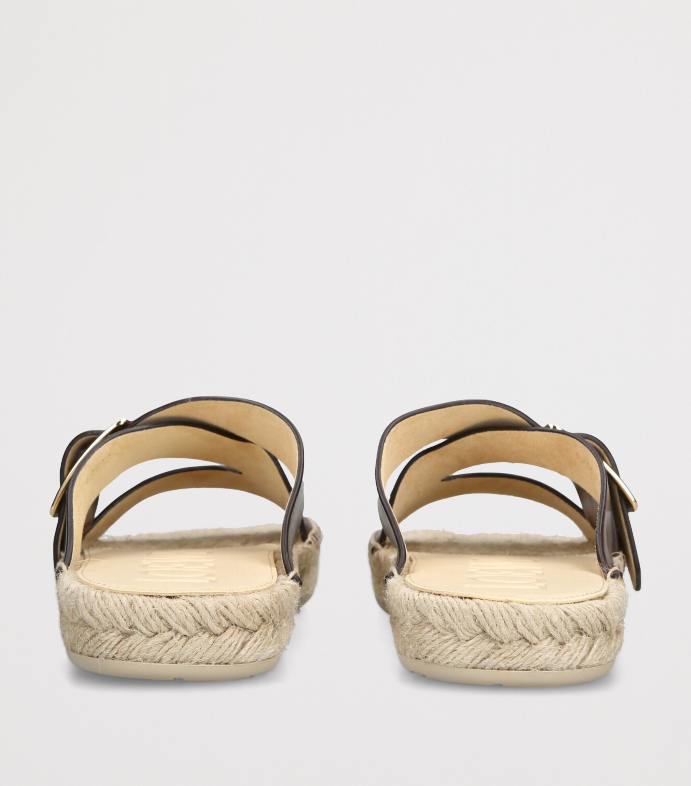 Petal Espadrille Slides BROWN Image 2