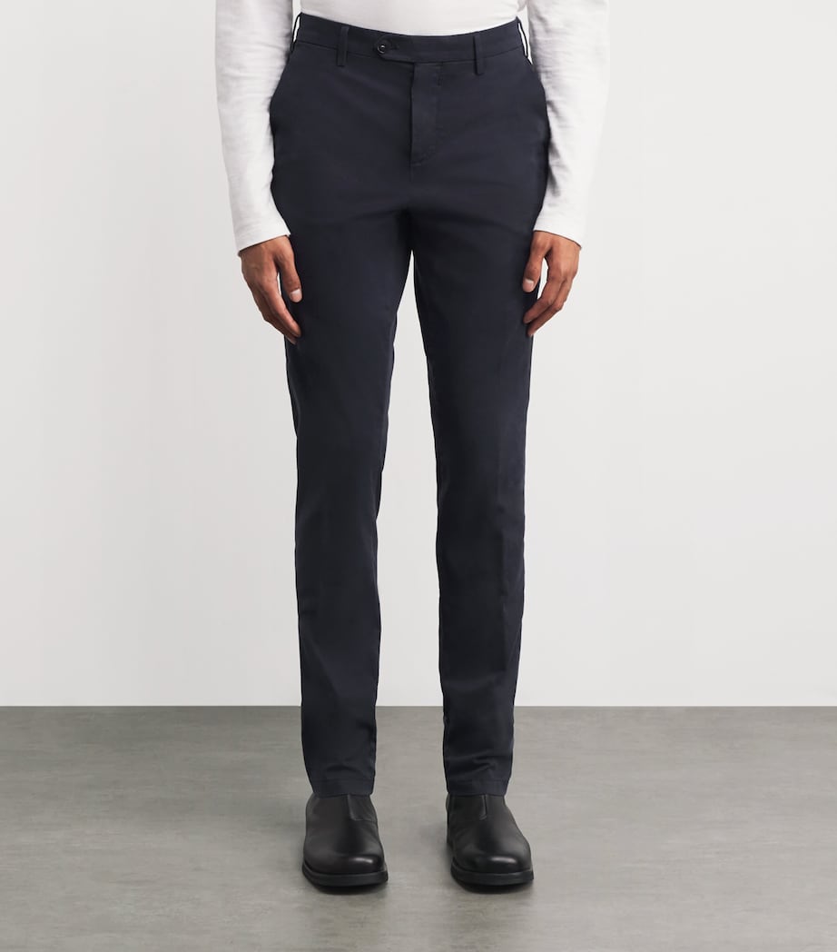 Stretch-Cotton Straight Chinos 306 Image 3