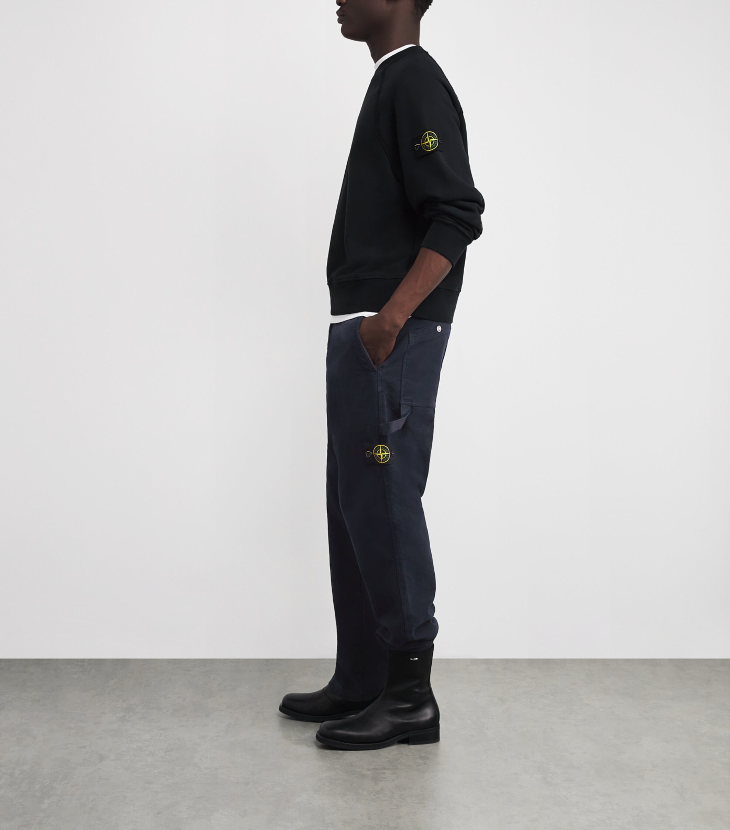 Cotton Compass Carpenter Trousers V0020 Image 2