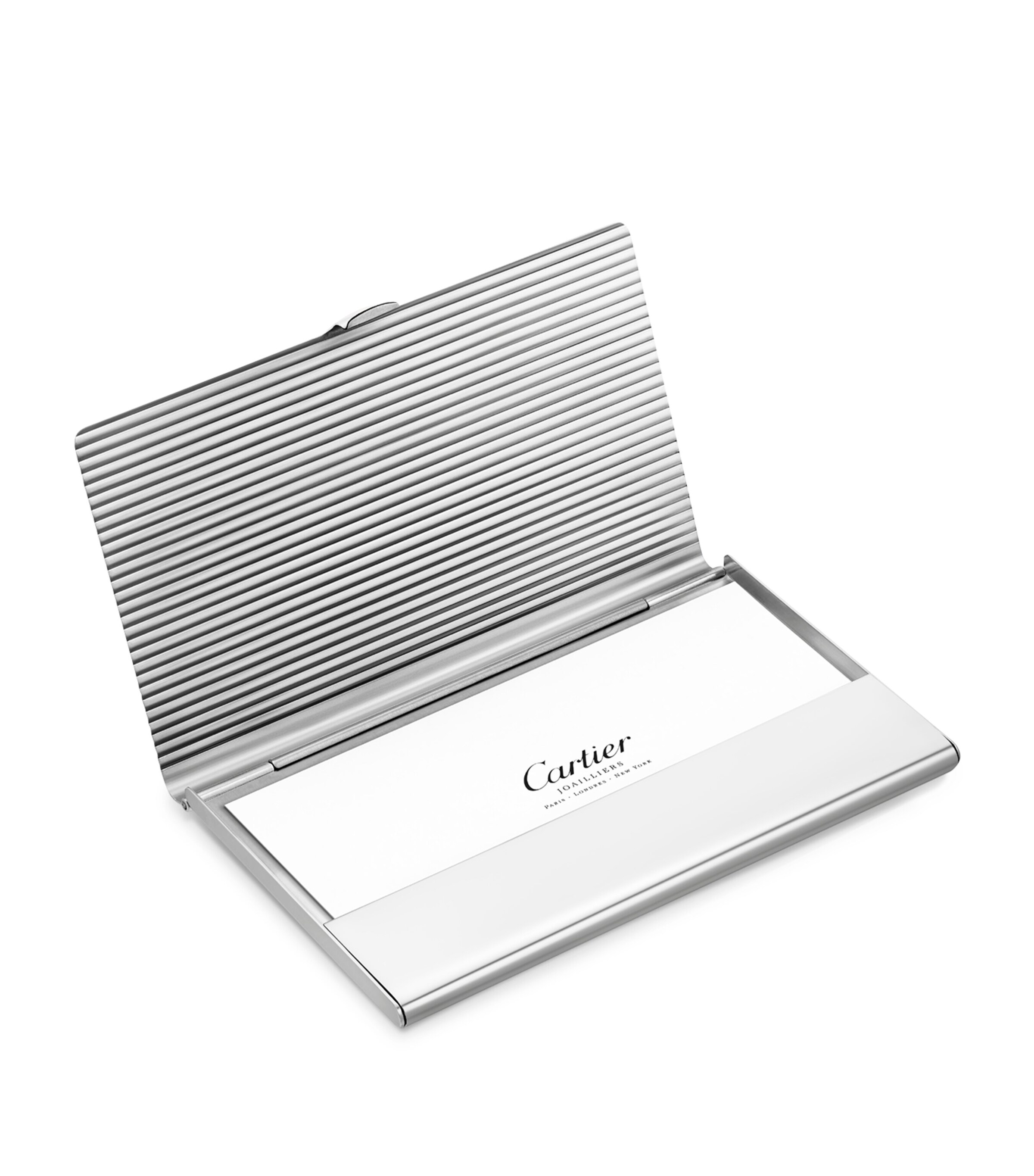 Cartier Silver Stainless Steel Vendôme Cardholder | Harrods UK