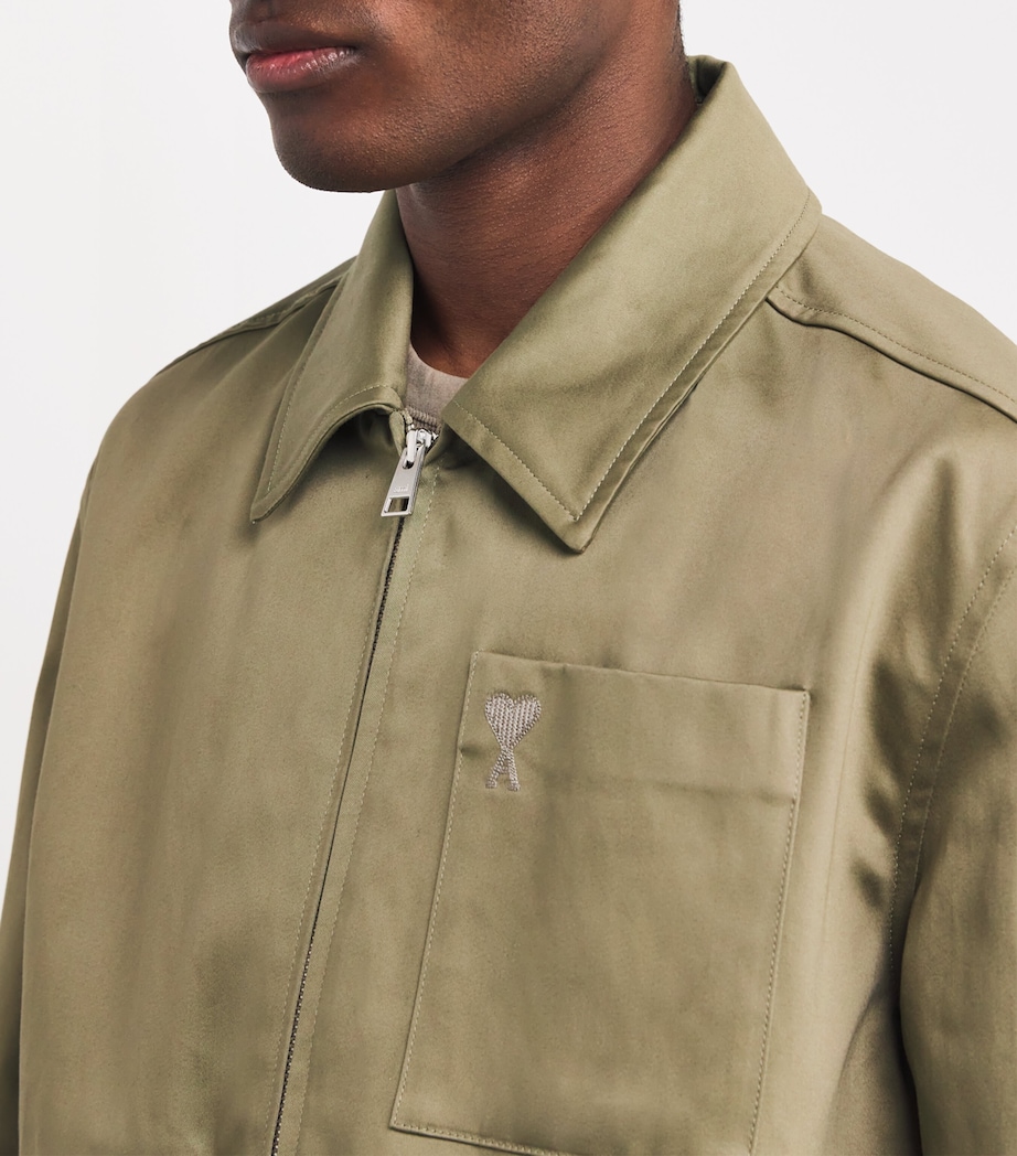 Cotton Collared Jacket LAURIER/375 Image 6