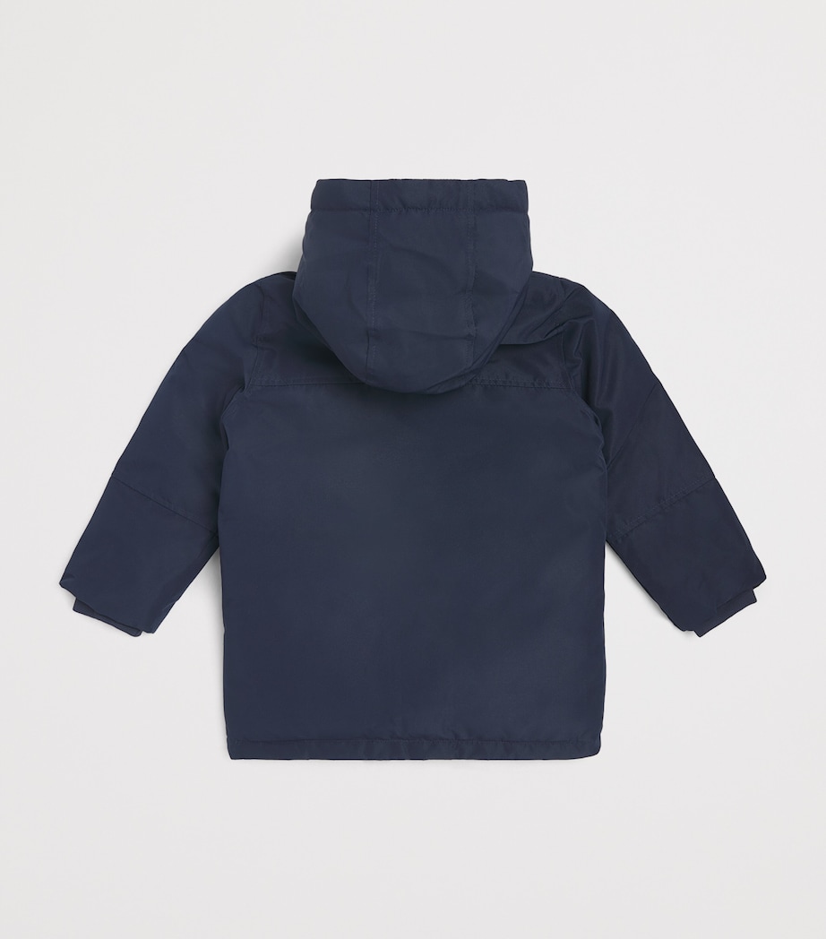 BOSS Kidswear Down Hooded Parka (4-16 Years) Navy Image 2