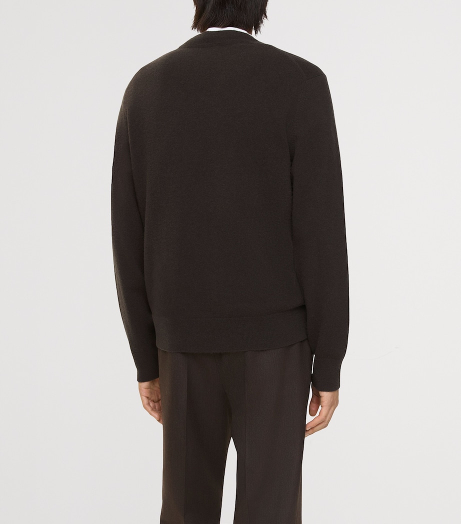 Cashmere-Blend EKD Slim Sweater SCORCHED BROWN Image 3