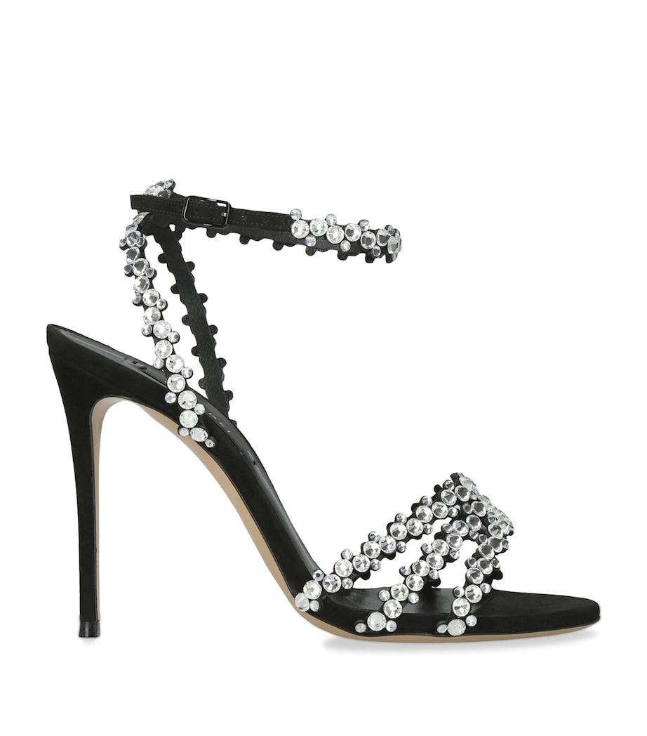 Casadei Julia C Love Heeled Sandals 100 Blk/other Image 1