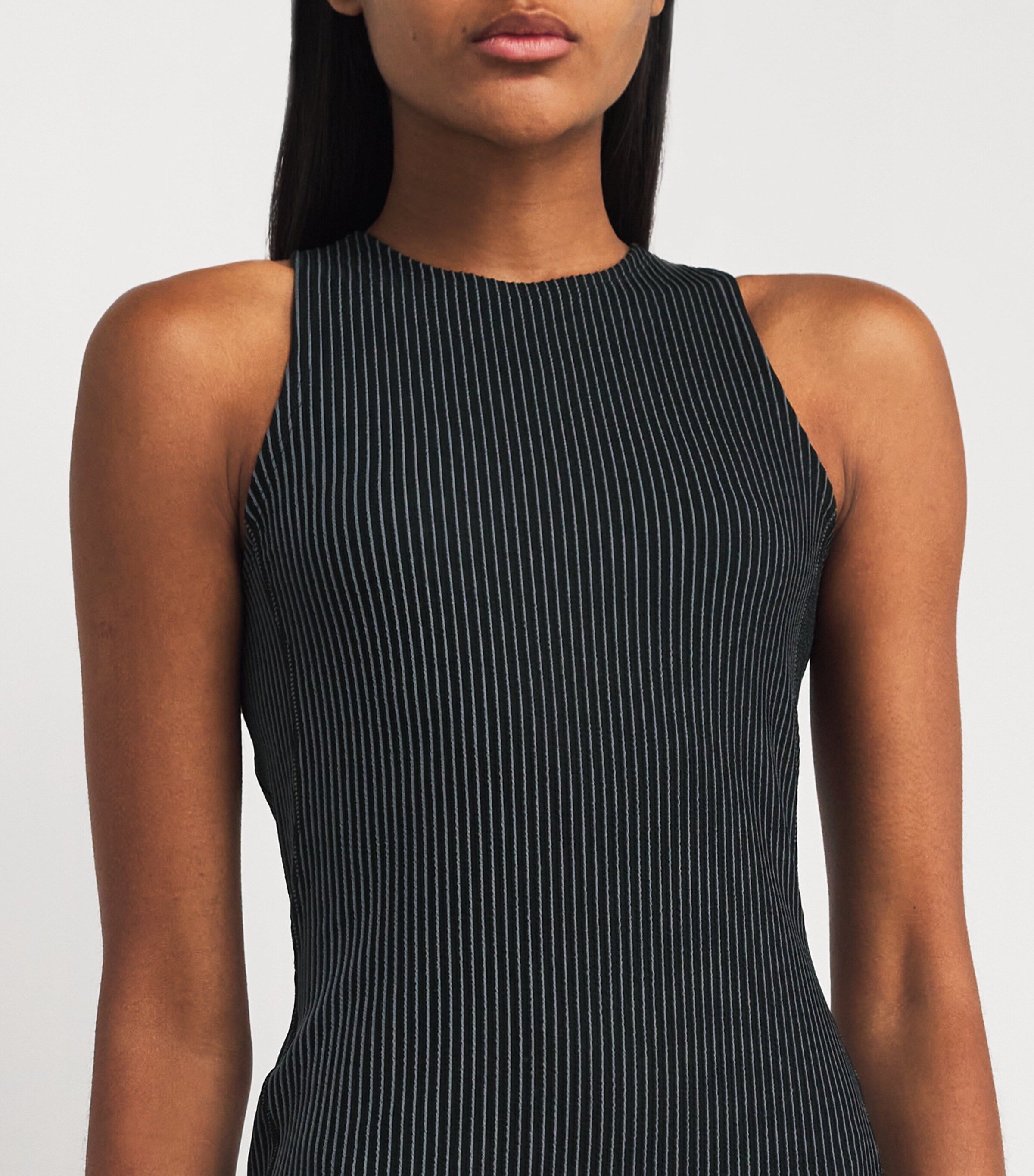 All-Day Ribbed Mini Dress BLACK | ROCK Image 4