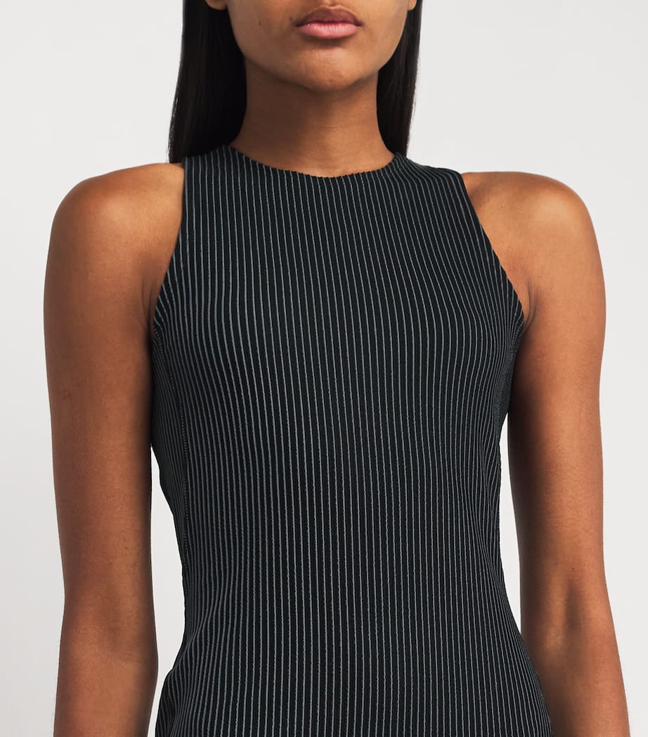All-Day Ribbed Mini Dress BLACK | ROCK Image 4