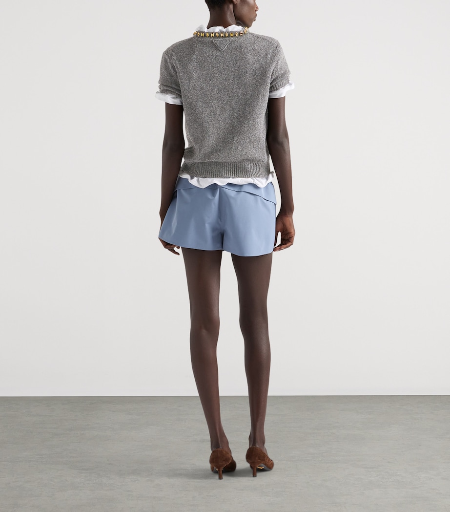 Wool-Cashmere Embellished Sweater F0031 Image 5