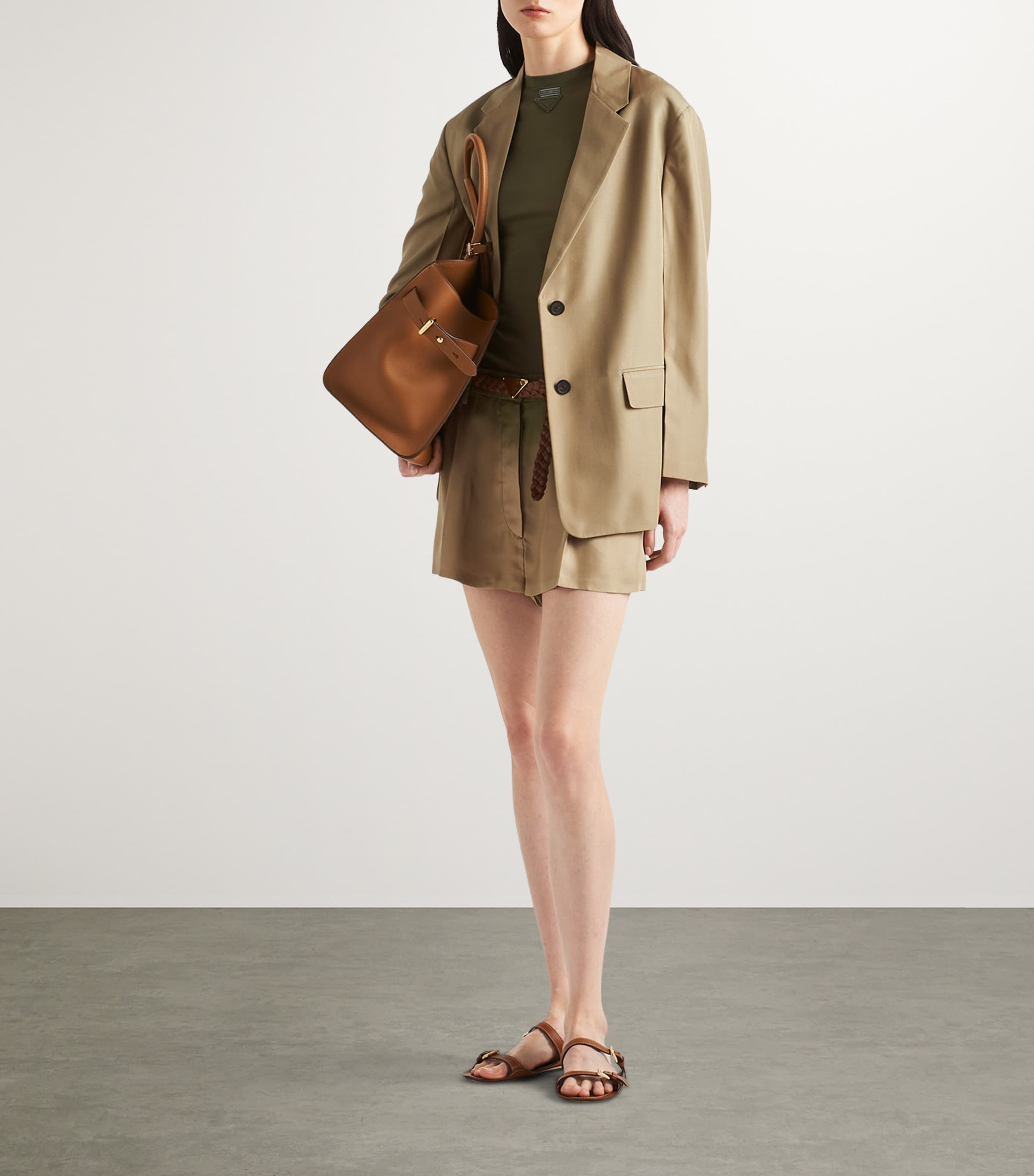 Silk Single-Breasted Jacket F0393 Image 2