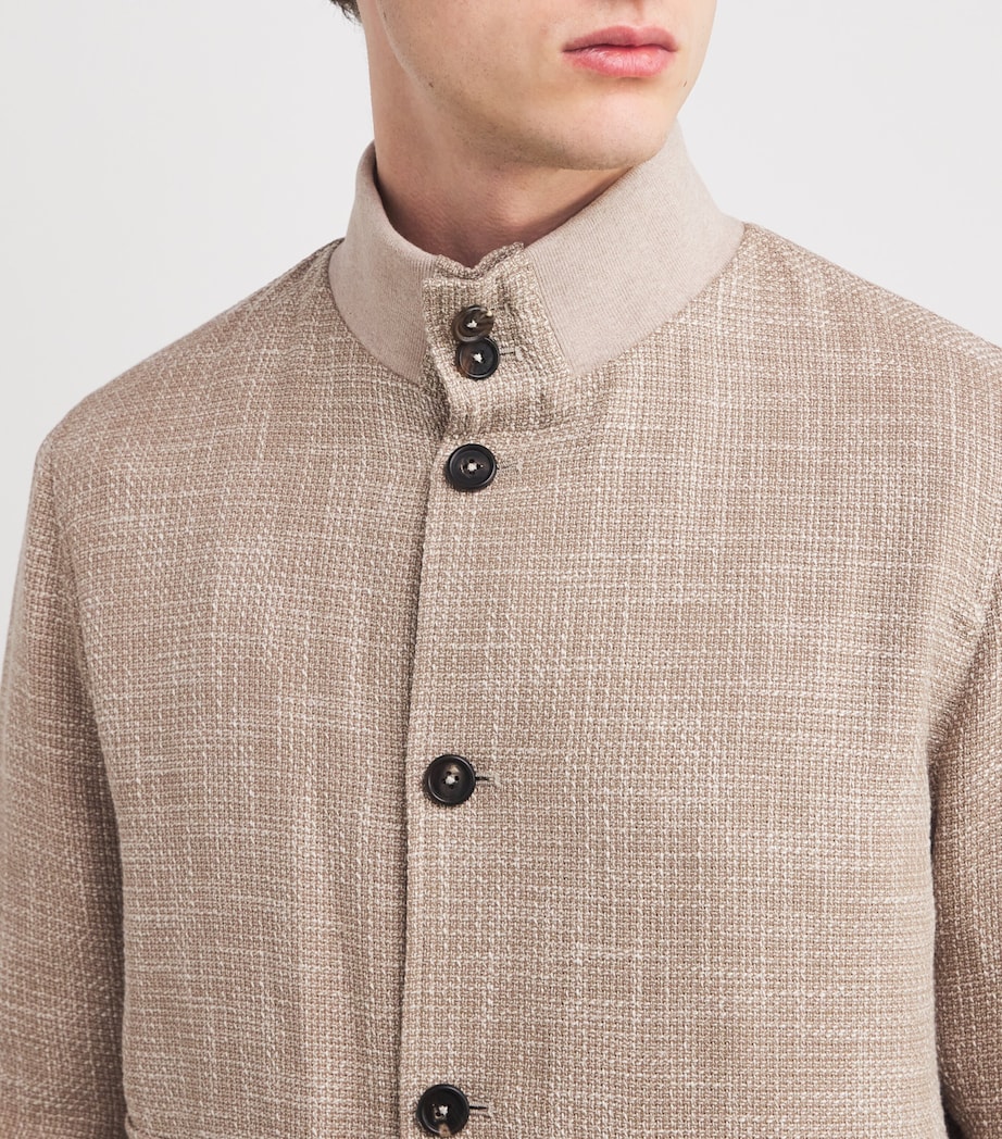 Wool-Blend Bomber Jacket NATURAL 6C125 001 Image 6