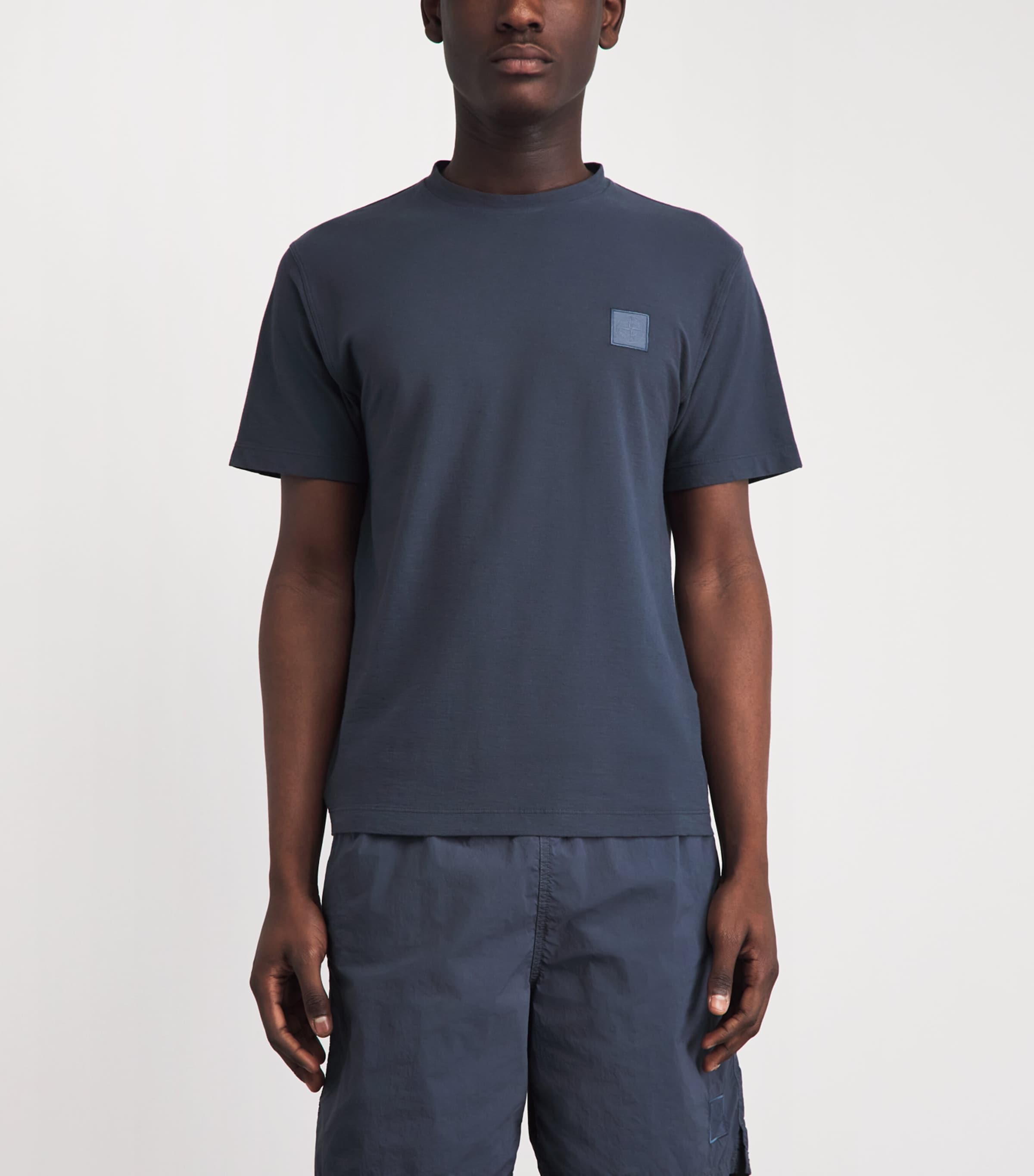 Stone Island Mens Organic Cotton Ghost T-Shirt Image 4