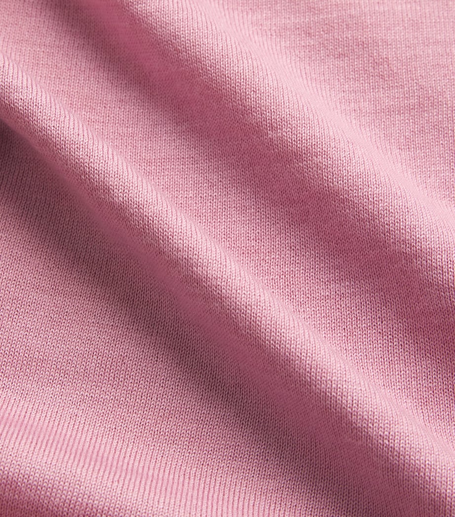 Wool-Blend Sarowan Polo Shirt ORCHID HAZE Image 5