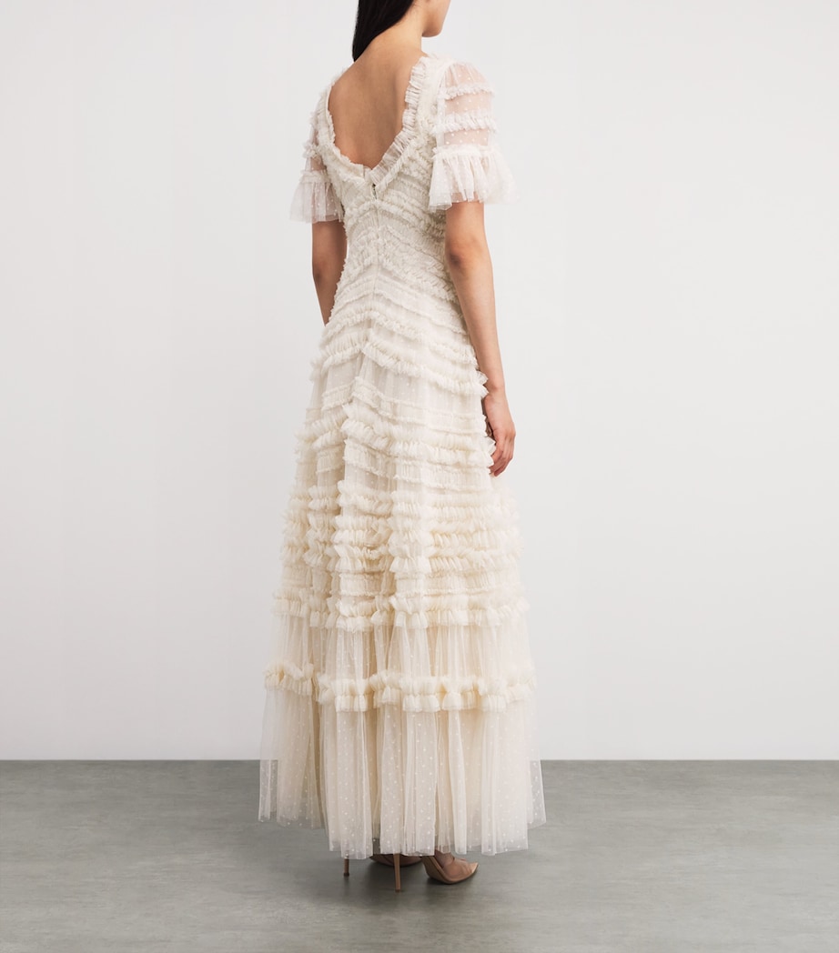 Ruffle Amara Gown CREAM Image 3