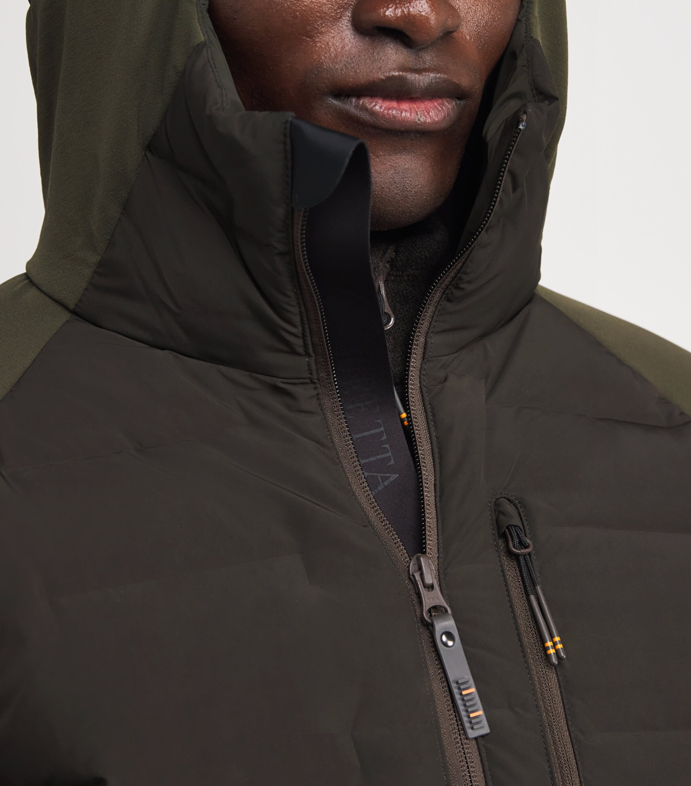 Tarandus Padded-Hood Jacket 07V7:MOSS+BROWNBARK Image 7