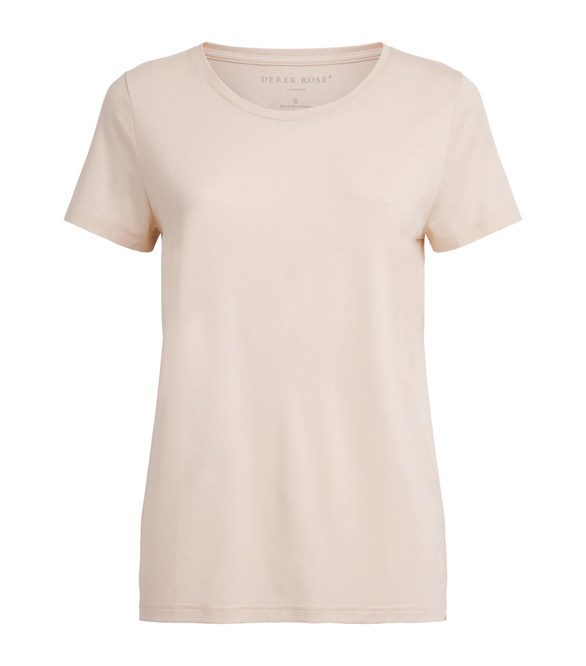 Derek Rose Womens Micro Modal Lara Pyjama Top Cream Image 1