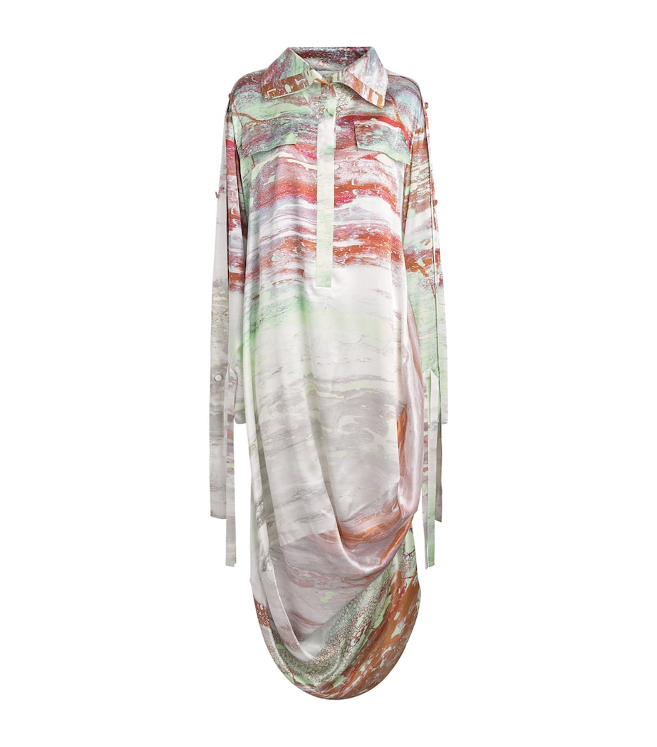 Roksanda Womens Silk Catalina Maxi Dress Brush Teal/mint Image 1
