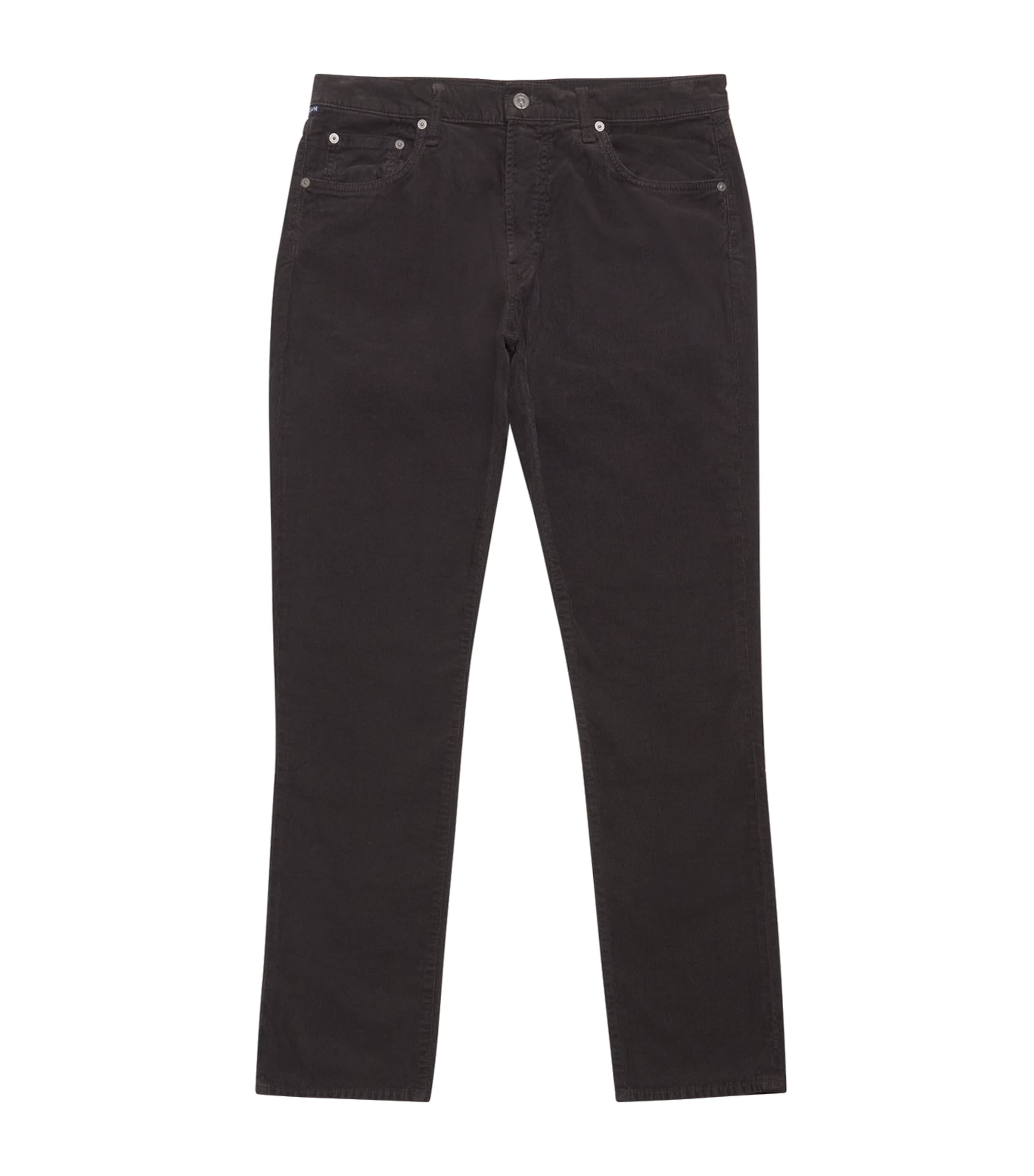 Citizen Of Humanity Corduroy Gage Straight Jeans In Black