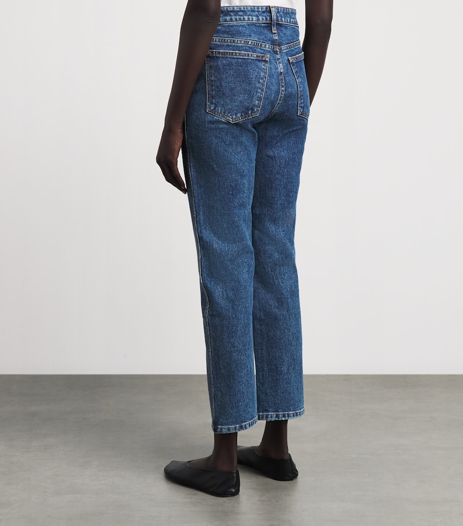Khaite Womens Abigail Cropped High-Rise Jeans Boone Image 5