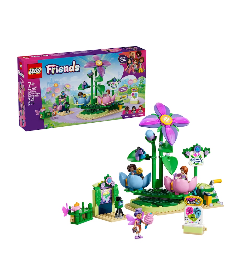 Lego Friends Spinning Flower & Fairy Teacup Ride 42702 Image 1