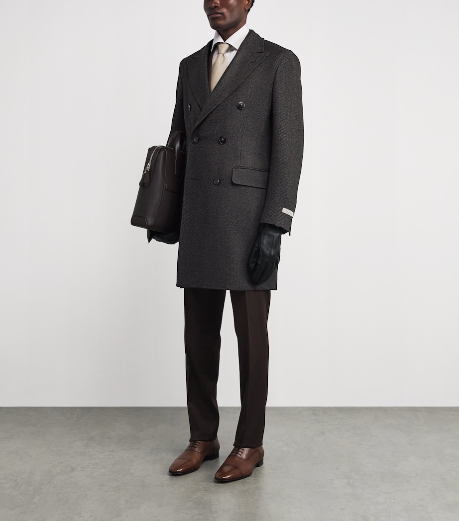 Wool Double-Breasted Overcoat 501 Image 2