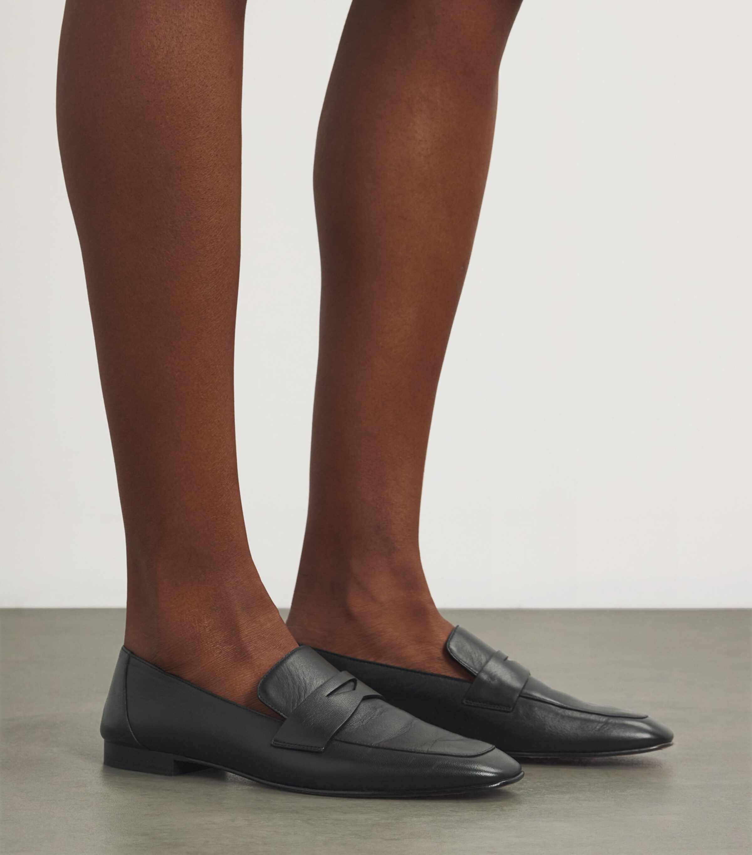 Le Monde Beryl Black Leather Loafers | Harrods UK