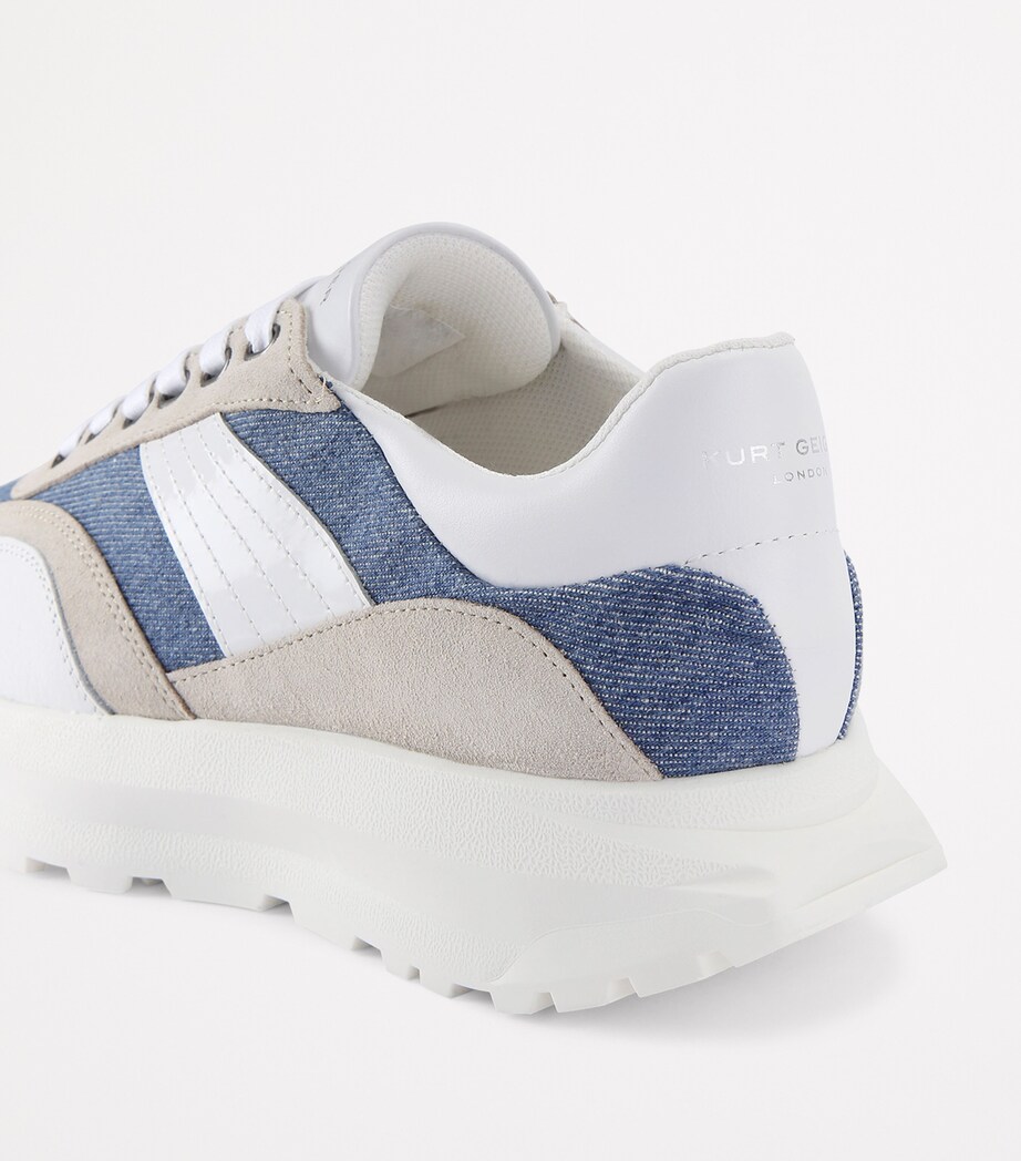 Denim-Suede Gaspar Sneakers DENIM Image 2