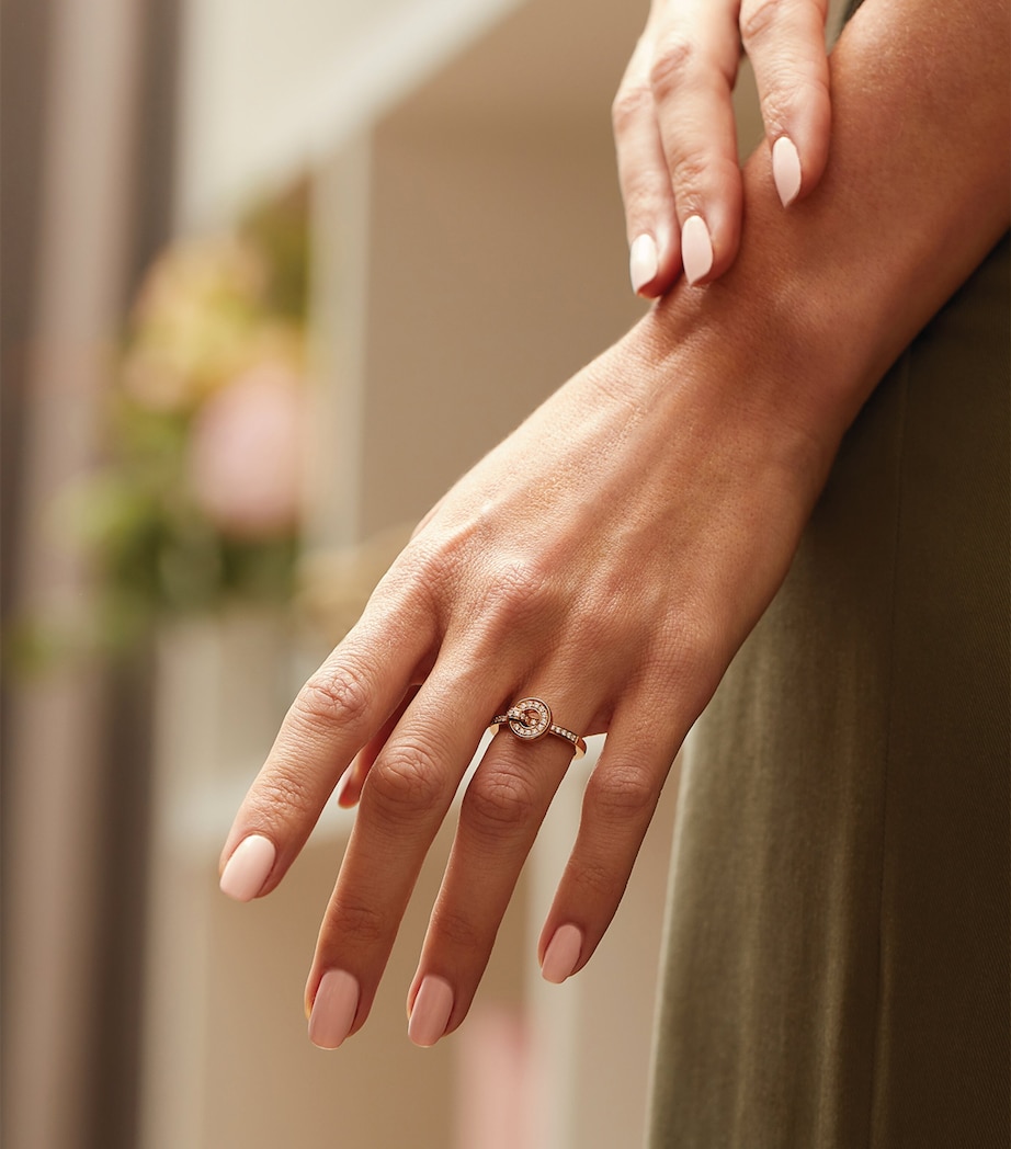 Rose Gold and Diamond Roulette Flip Ring ROSE GOLD Image 2