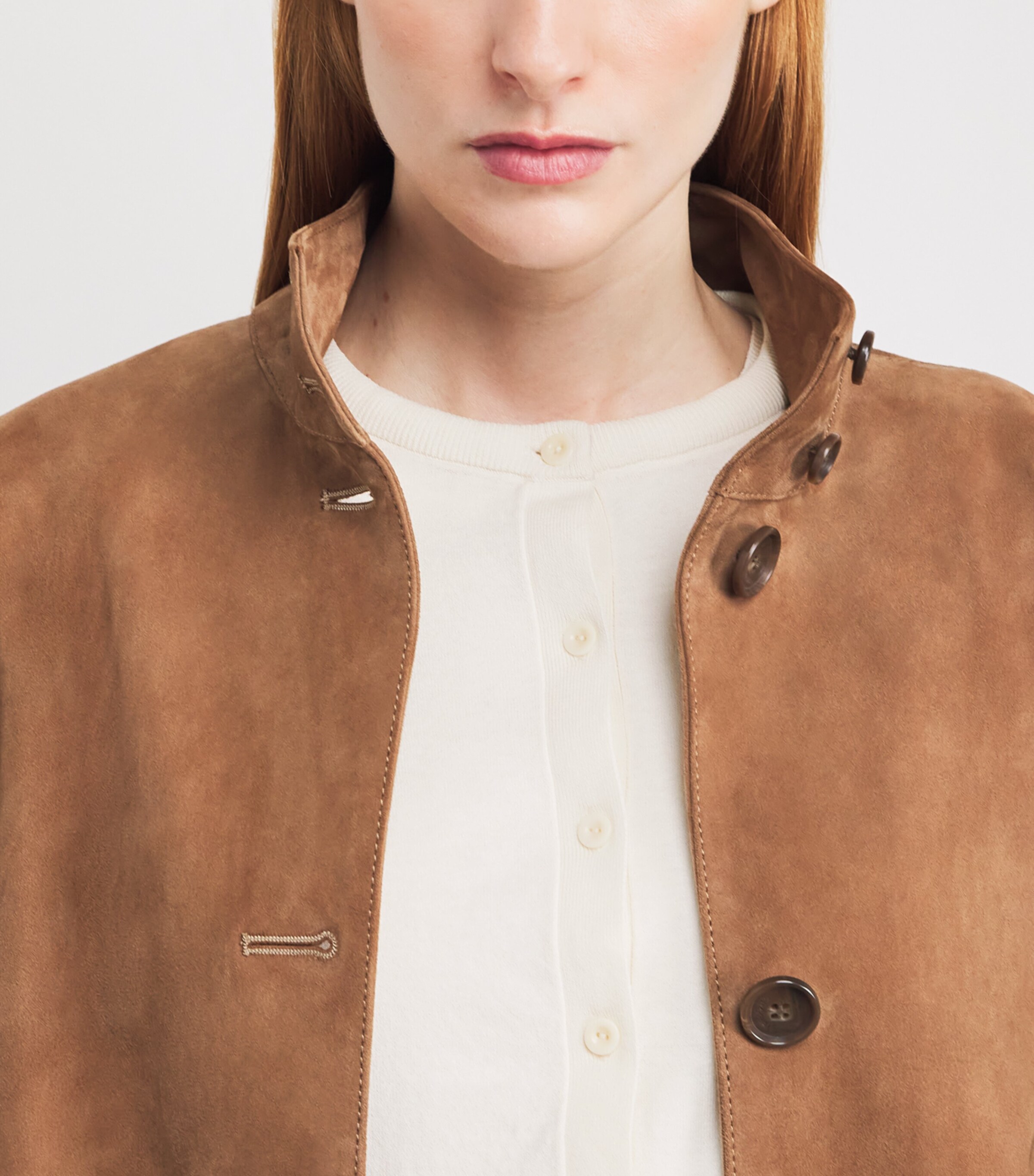 Cotton-Blend Cardigan ECRU Image 6