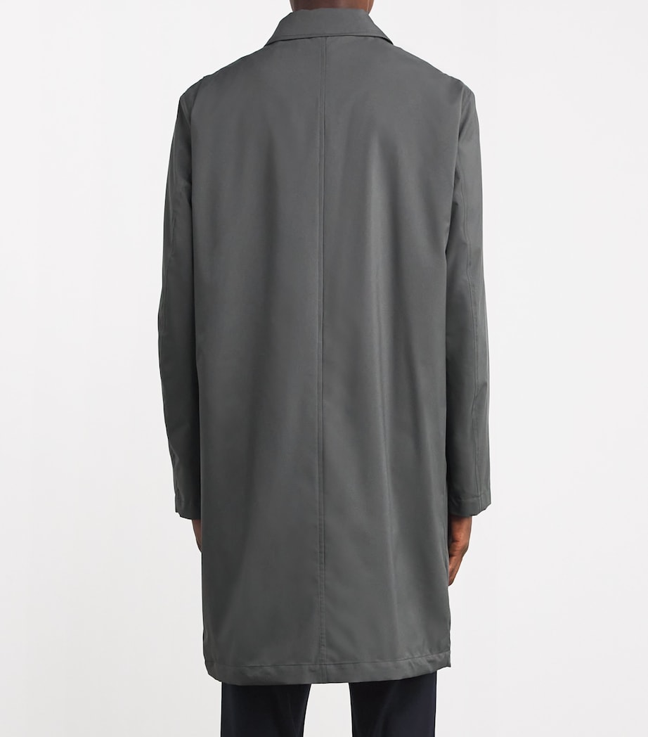 Mid-Length Raincoat 11058- GREY Image 2