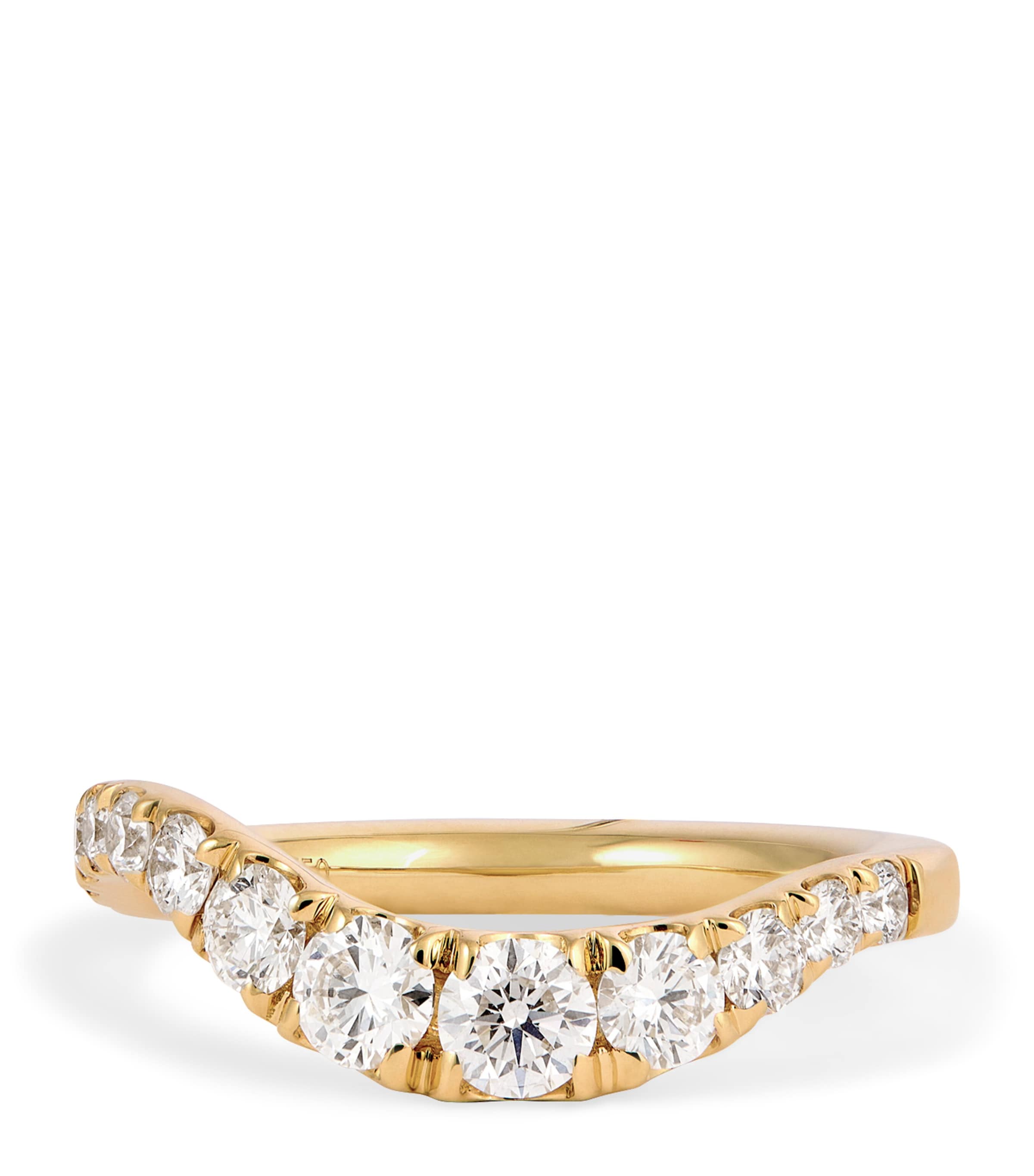 Melissa Kaye Yellow Gold And Diamond Clara Ring In Gold