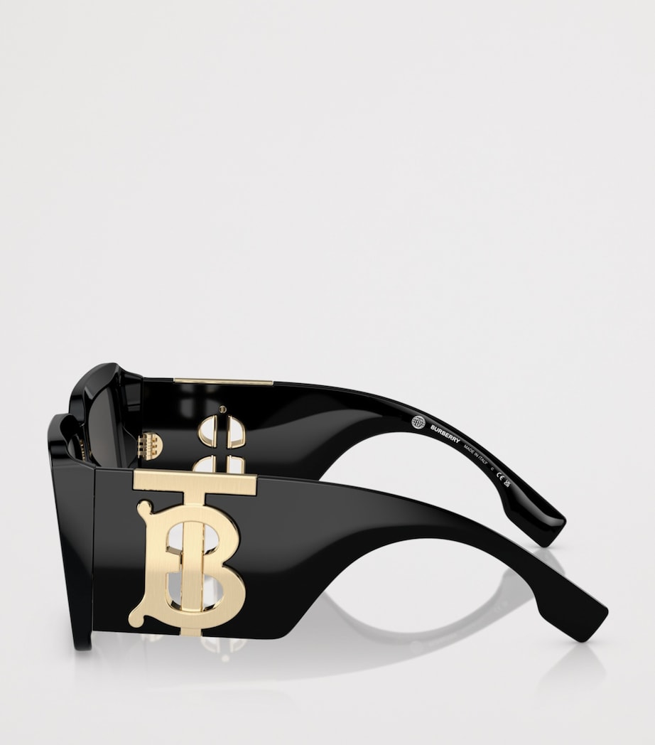 Burberry Oversized Square Sunglasses Black Image 3
