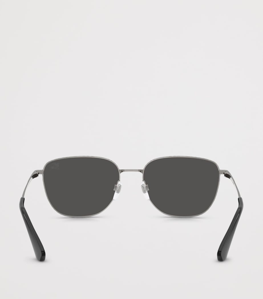 Burberry Metal BE3171 Square Sunglasses Grey Image 4