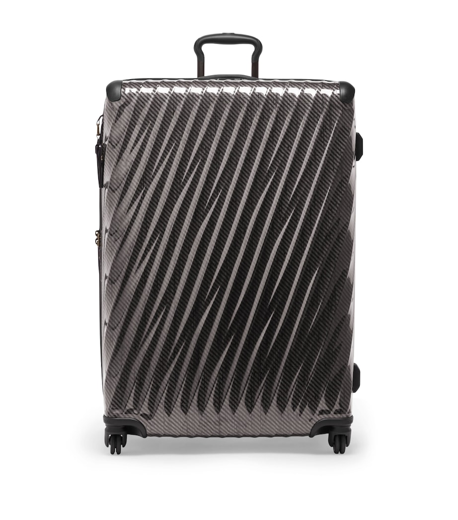 19 Degree Lite Short Trip Checked Suitcase (66cm) BLACK GRAPHITE A205 Image 1