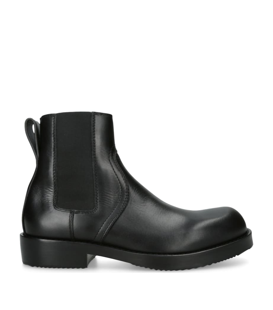 Leather Chelsea Boots BLACK Image 1