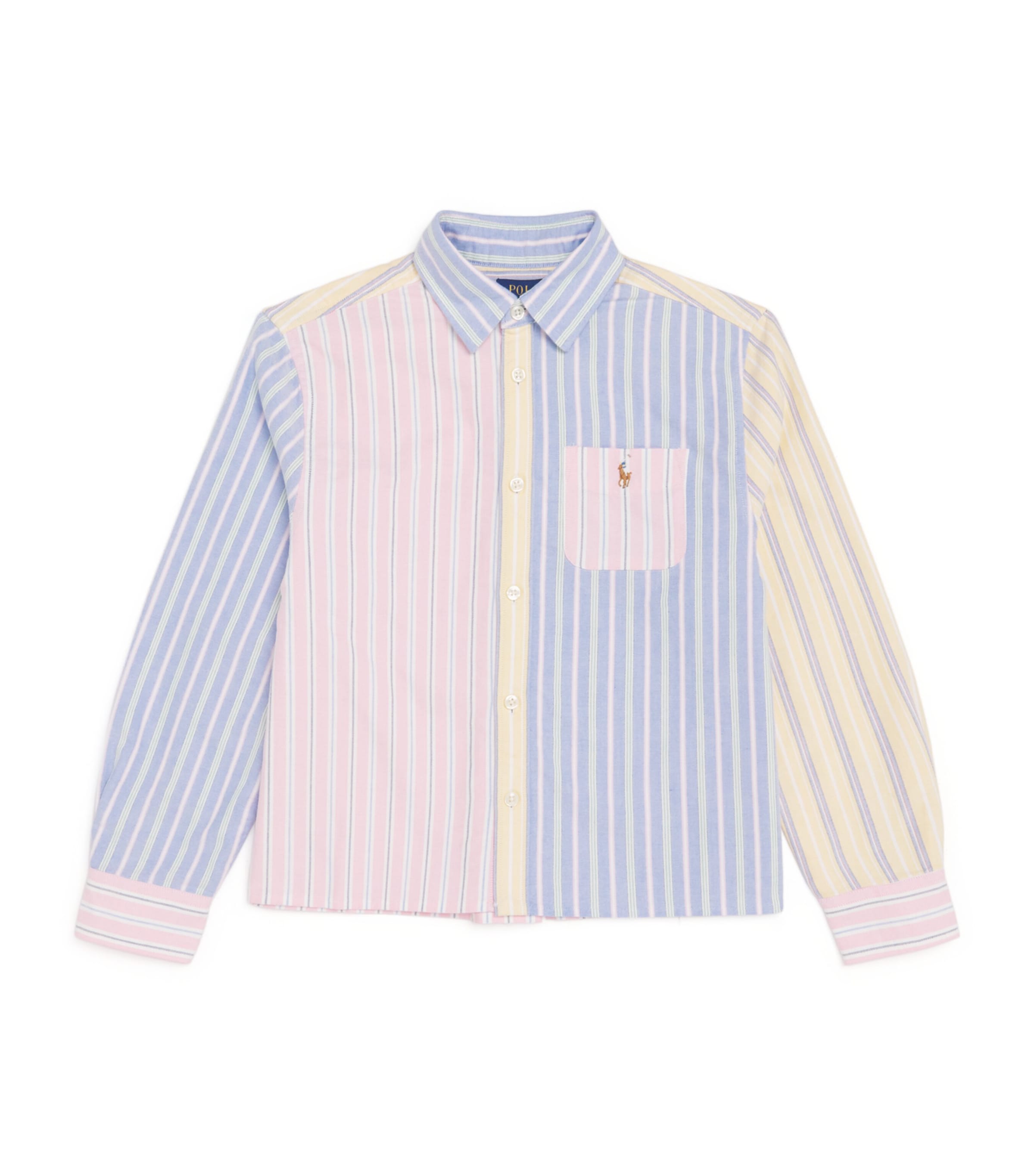 Cotton Stripe Oxford Shirt (7-16 Years) STRIPE Image 1