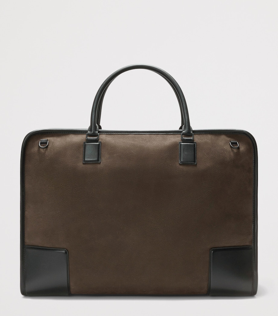 LOEWE Large Leather Amazona 180 Duffle Bag Khaki Image 5