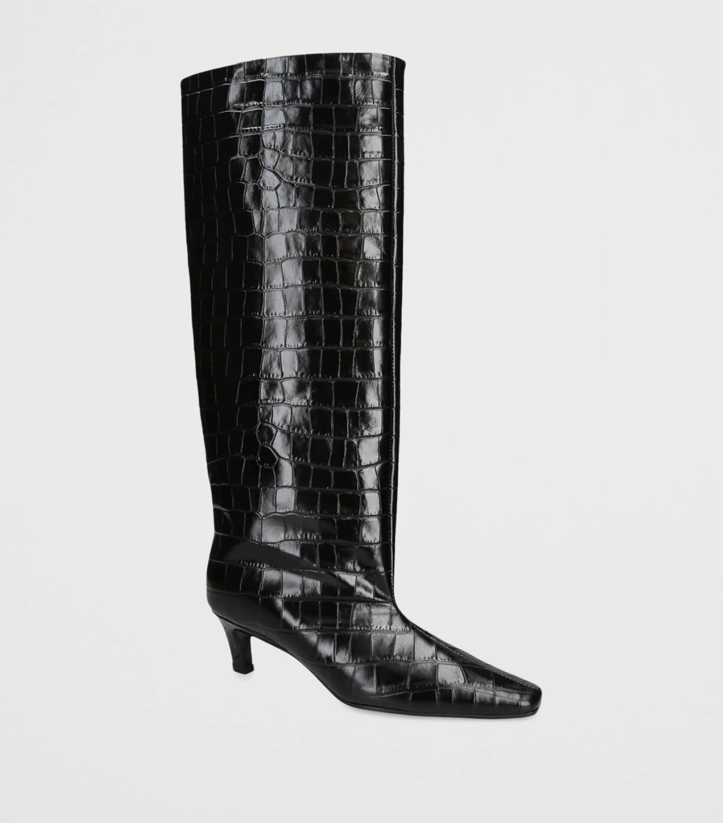 The Wide Shaft Boots 50 BLACK Image 3