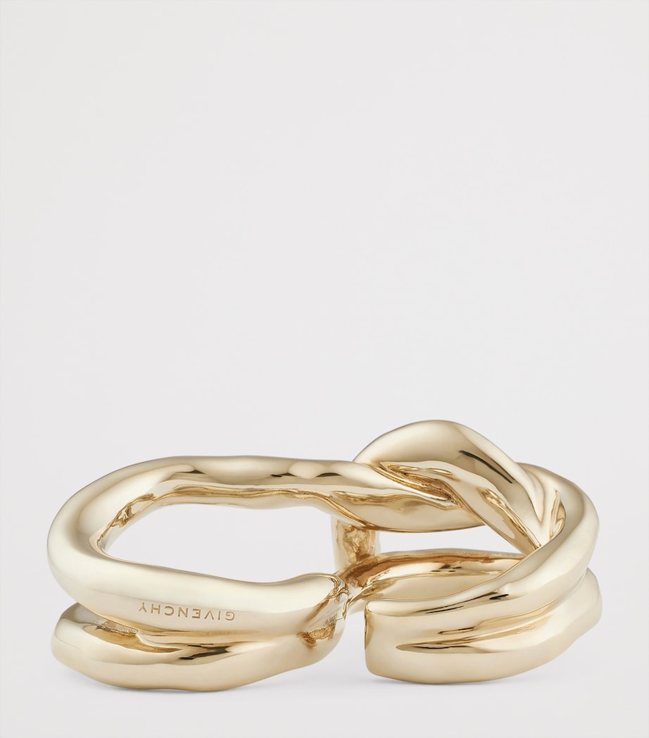 Chain Link Ring PALE GOLDEN Image 4